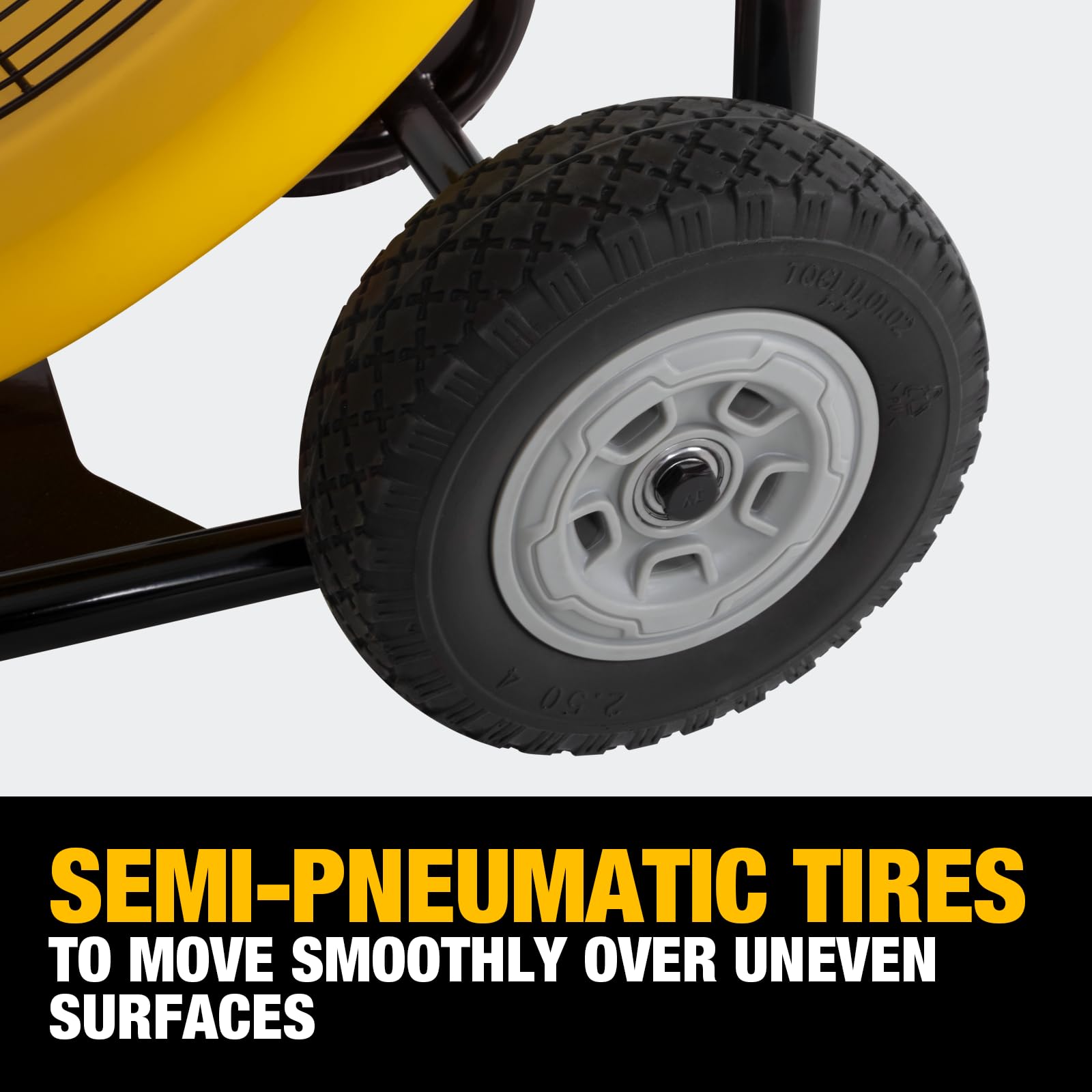 Dewalt Dxf2490 High Velocity Fan, Floor Fan, Industrial Fan, 24 Inch Large Electric Metal Rotating Garage Fan With 360? Adjustab