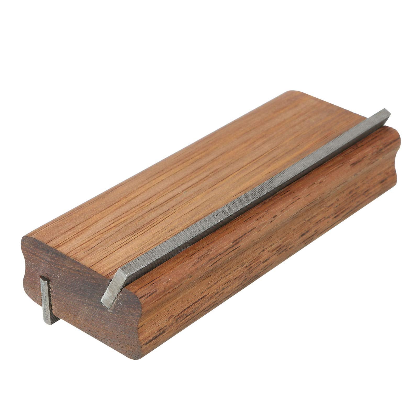 Taozua Guitar Fret Beveling File For Fret End Dressing, Hard Merbau Made Guitar Fret Crowning End Bevel File 35/90 Degree Luthie