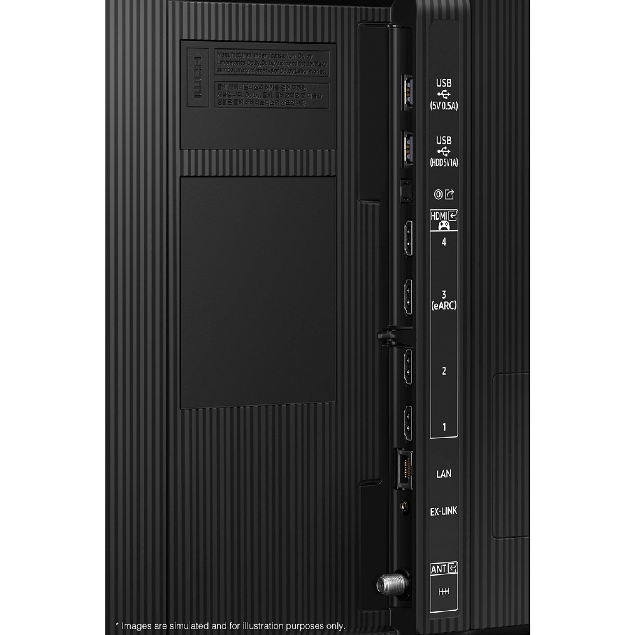 Samsung 55 Inch Class Qled 4K Q80C Series Quantum Hdr+, Dolby Atmos Object Tracking Sound Lite, Direct Full Array, Q Symphony 3.