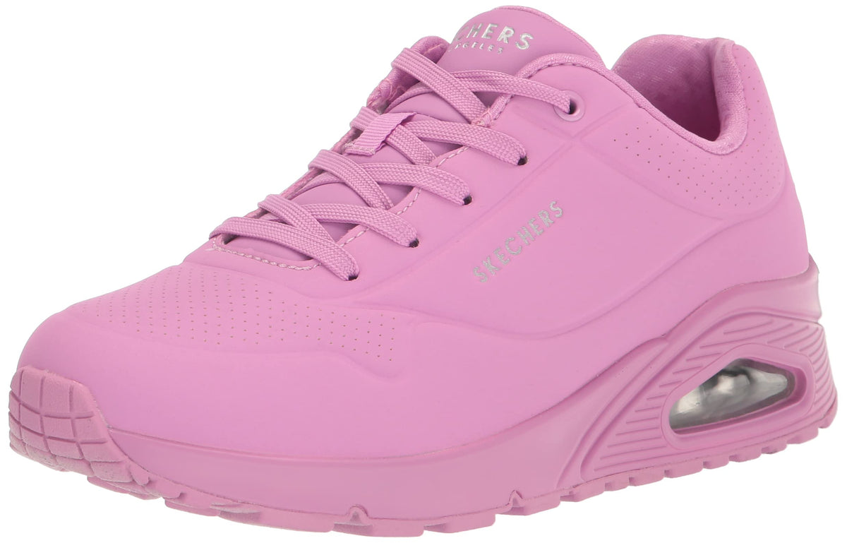 Skechers Womens Uno Stand On Air Sneaker, Pnk, 75
