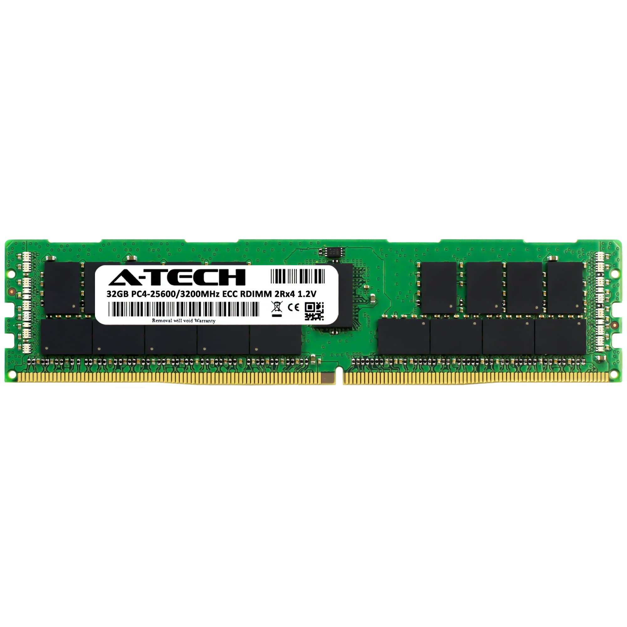 A Tech 32Gb Ddr4 3200Mhz Pc4 25600 Ecc Rdimm 2Rx4 1.2V Dual Rank Ecc Registered Dimm 288 Pin Server & Workstation Ram Memory Upg
