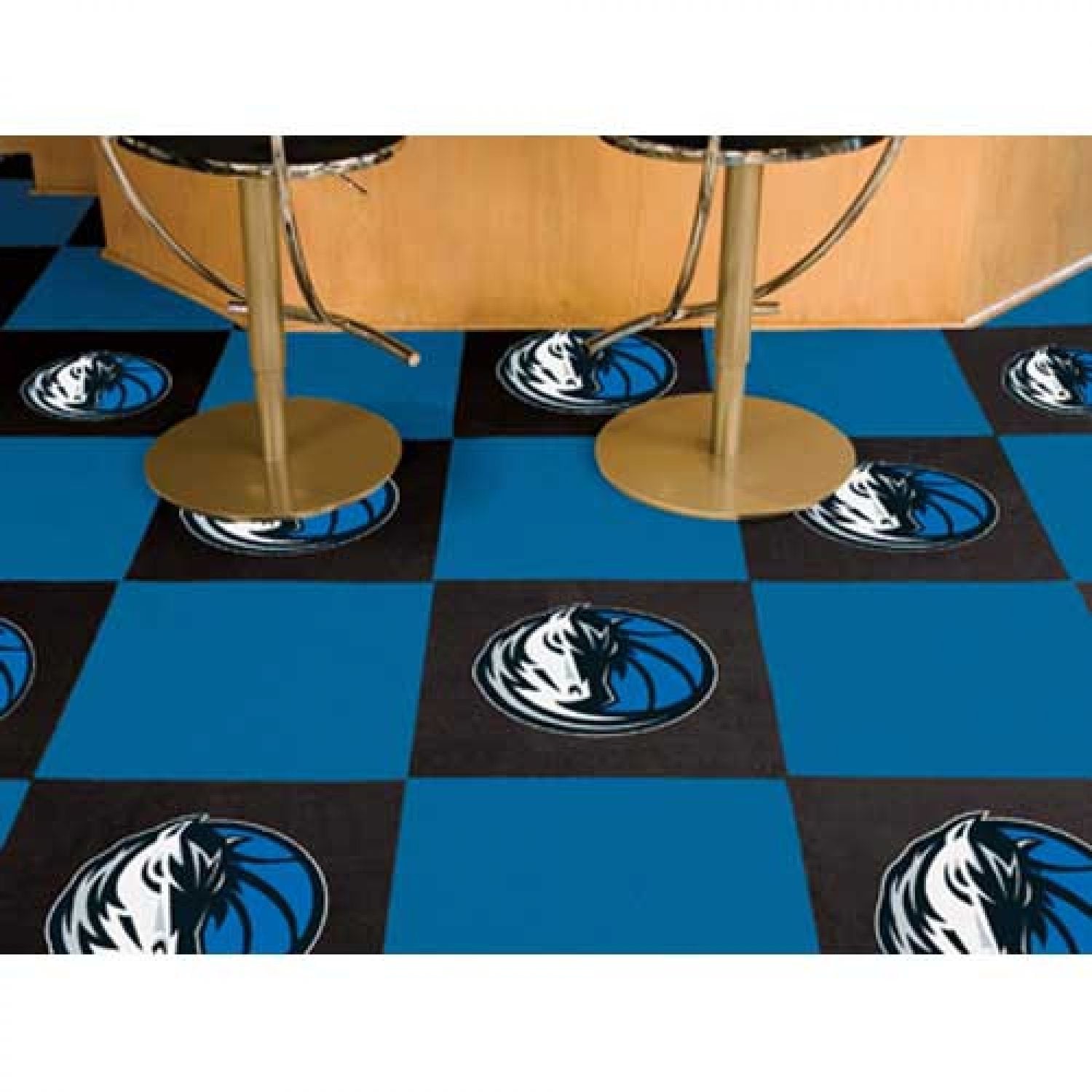 Fanmats NBA - Dallas Mavericks Team Carpet Tiles/18 x18 Tiles