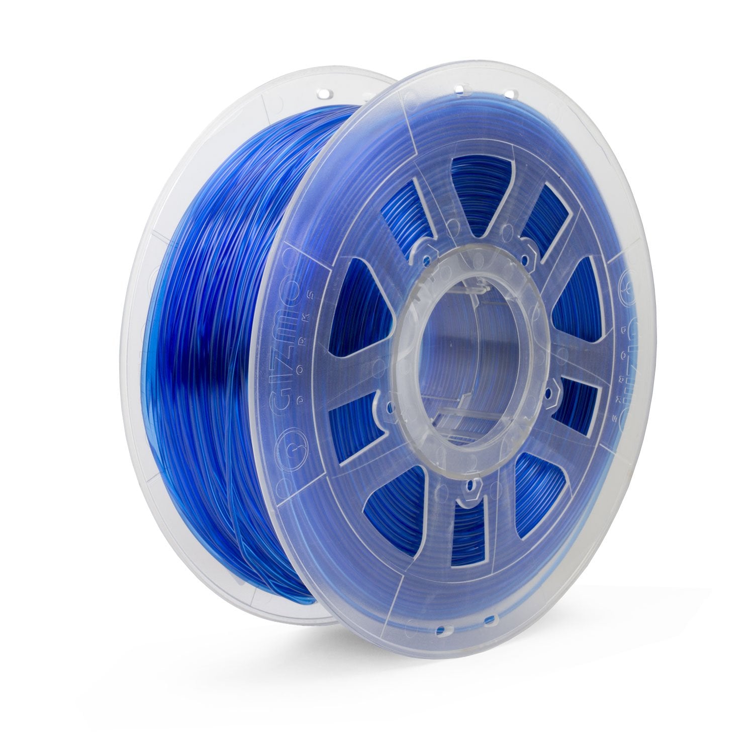 Gizmo Dorks 3mm (2.85mm) PLA Filament 1kg / 2.2lb for 3D Printers, Translucent Blue