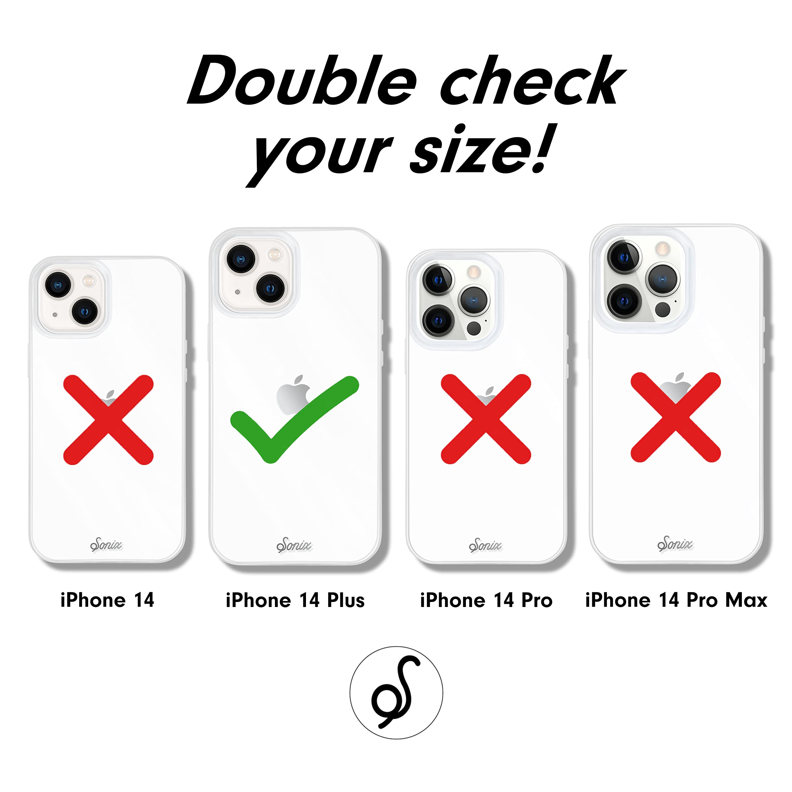 Sonix | Compatible With Magsafe Iphone 14 Plus Case | 10Ft Drop Tested | Clear