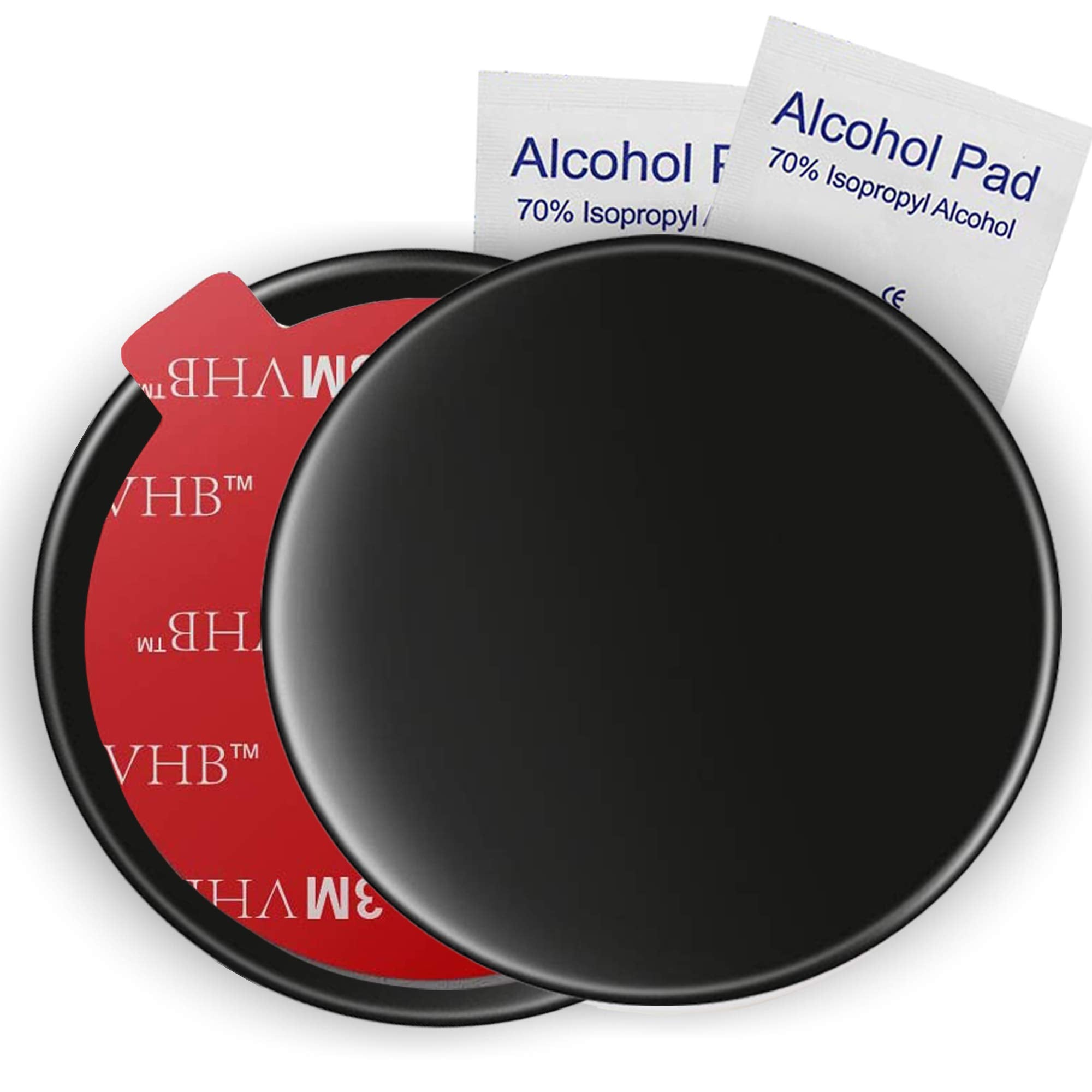 Randconcept   80Mm Adhesive Dashboard Pad Mounting Disk With Adhesive For Suction Cup Phone Mount & For Garmin Gps Suction Mount