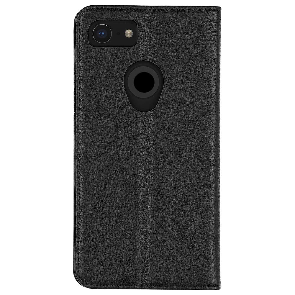 Case Mate   Google Pixel 3 Case   Leather Wallet Folio   Black Leather