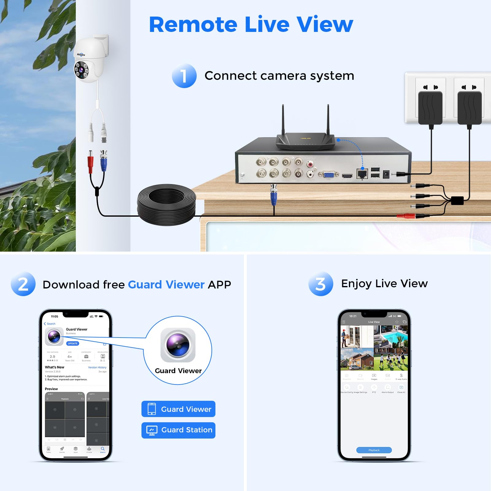 Hiseeu 3K 8 Channel Dvr Security Digital Video Recorder Advanced 5Mp Dvr With Person Vehicle Detection For Cctv Security Camera,Ahd/Tvi/Cvi/Cvbs/Ipc,Remote Access,No Monthly Fee,No Hard Drive
