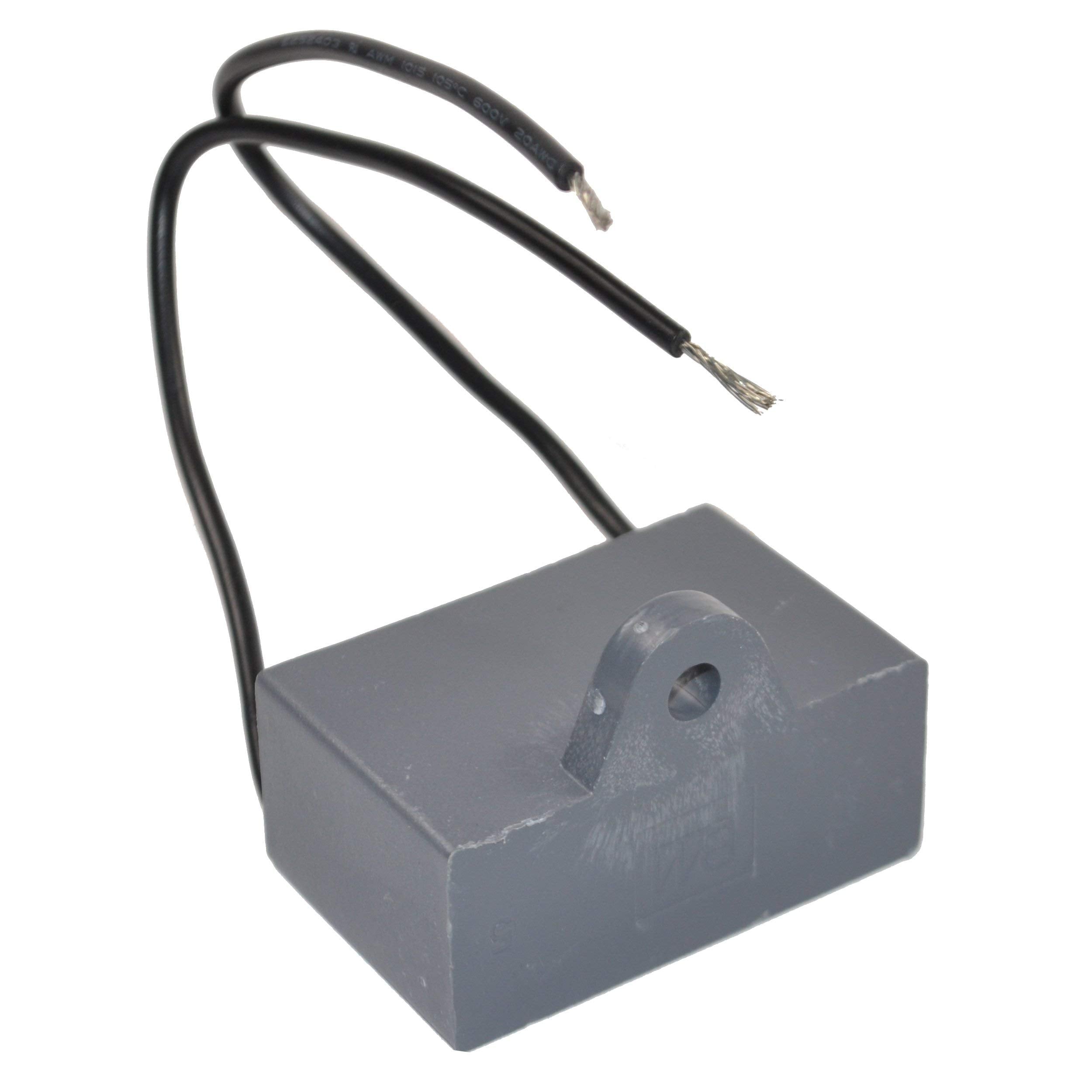Hqrp Capacitor Compatible With Hampton Bay Ceiling Fan 15Uf 2 Wire Ul Listed