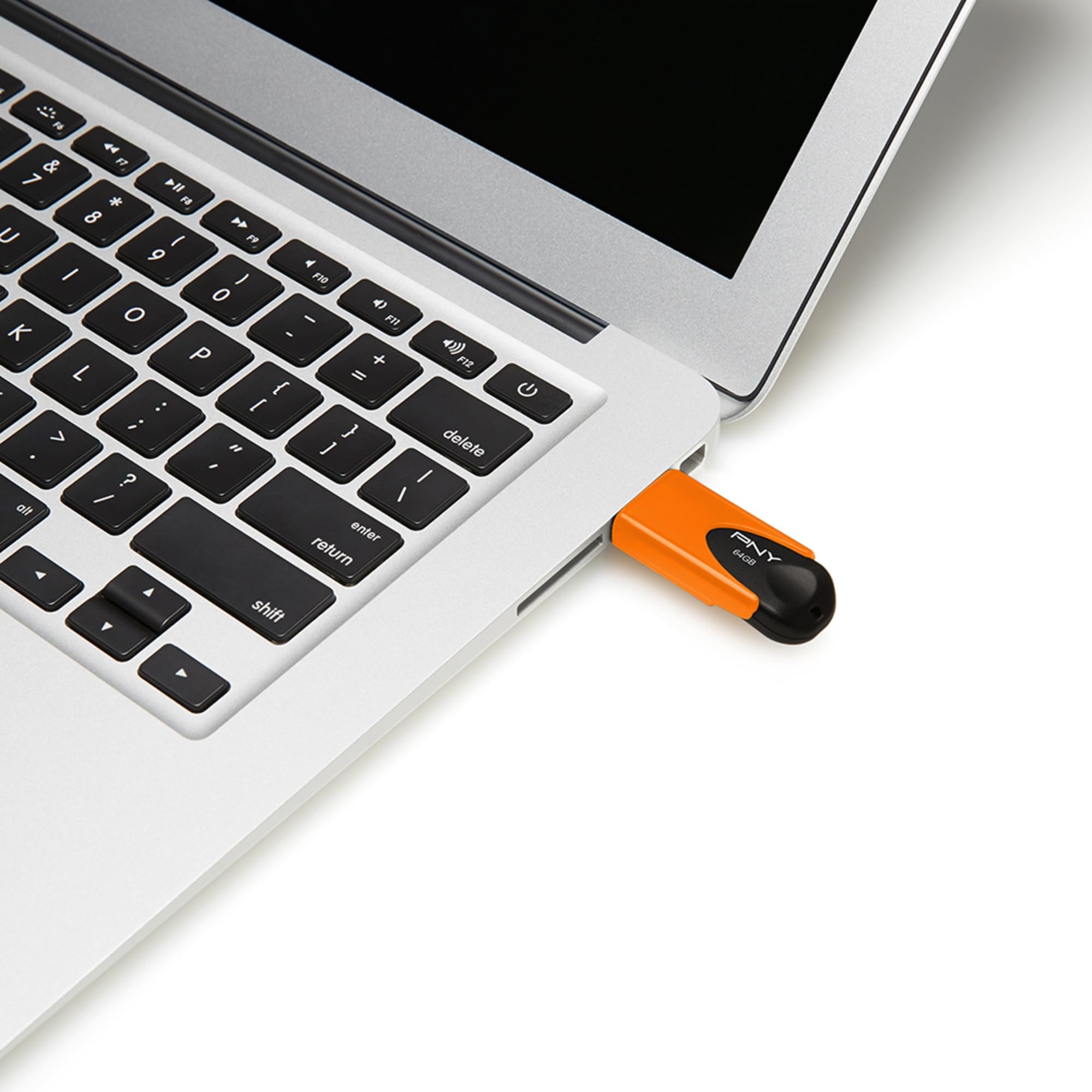 Pny Attach   4 Usb 2.0 Flash Drive, 64Gb, Assorted Neon Colors