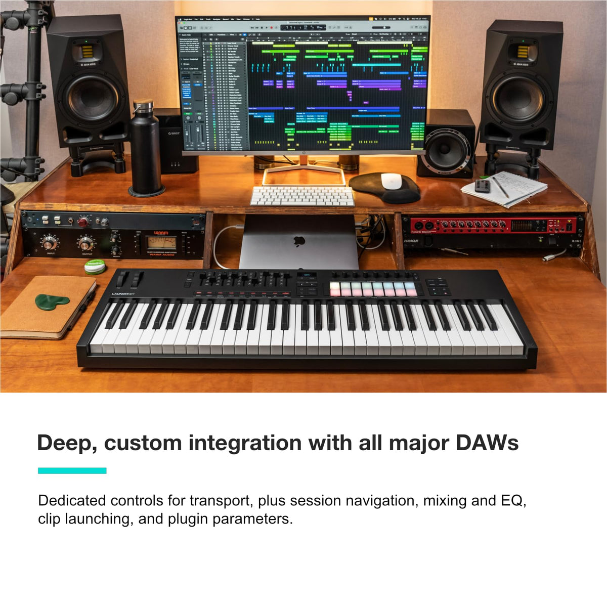 Novation Launchkey 61 MK3 61-Key MIDI Keyboard Controller Black ...