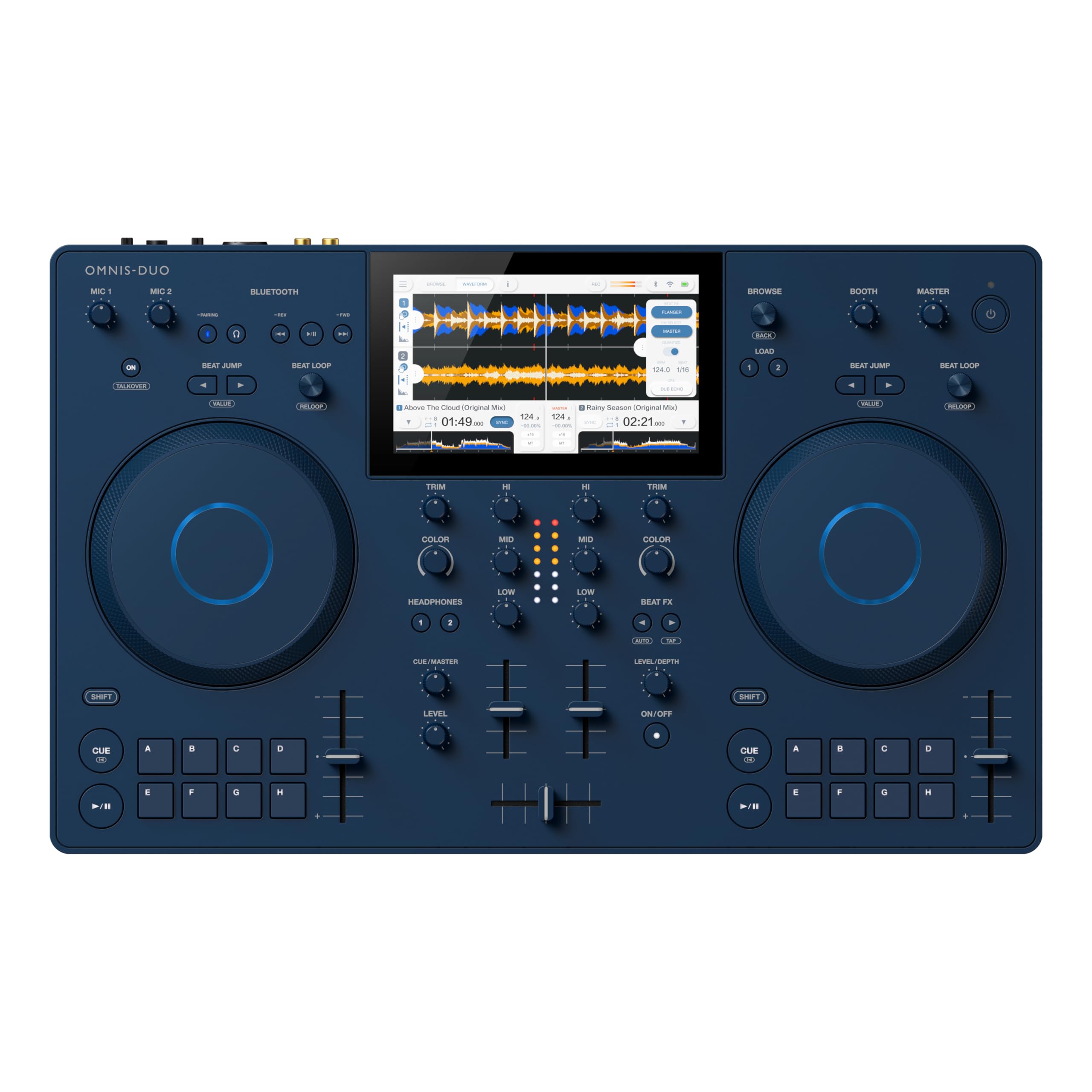 AlphaTheta OMNIS-Duo Portable All-in-One Battery Powered DJ Controller