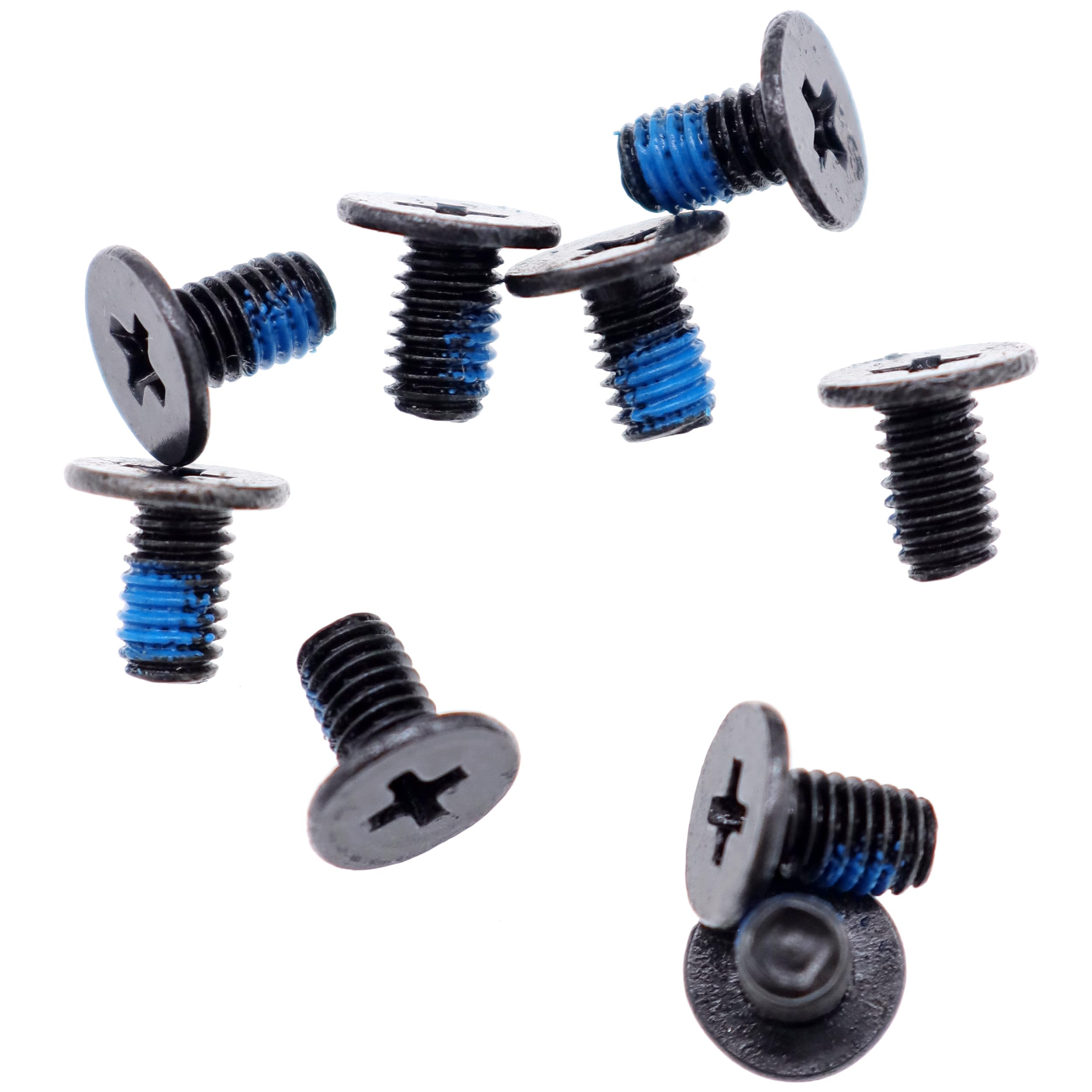 Deal4Go [10-Pack] M3 X 5 Mm Phillips Flat-Head Screw Replacement For Laptop Bottom Case Hard Drvie Ssd Screws (Black)