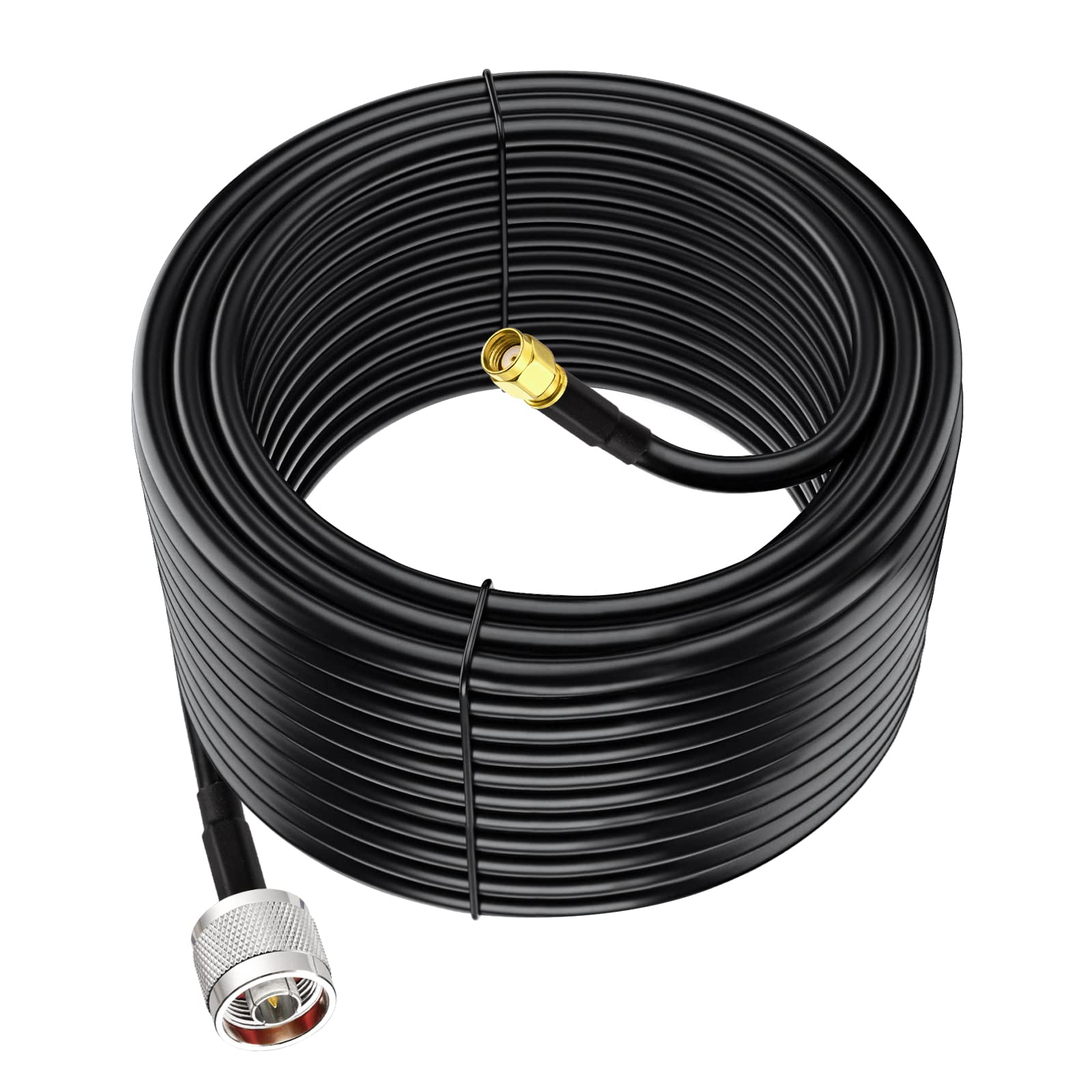Eightwood Wifi Antenna Extension Cable 20Ft N Male To Rp Sma Male Ksr240 Low Loss Cable For Outdoor Yagi Wifi Antenna,Wifi Route