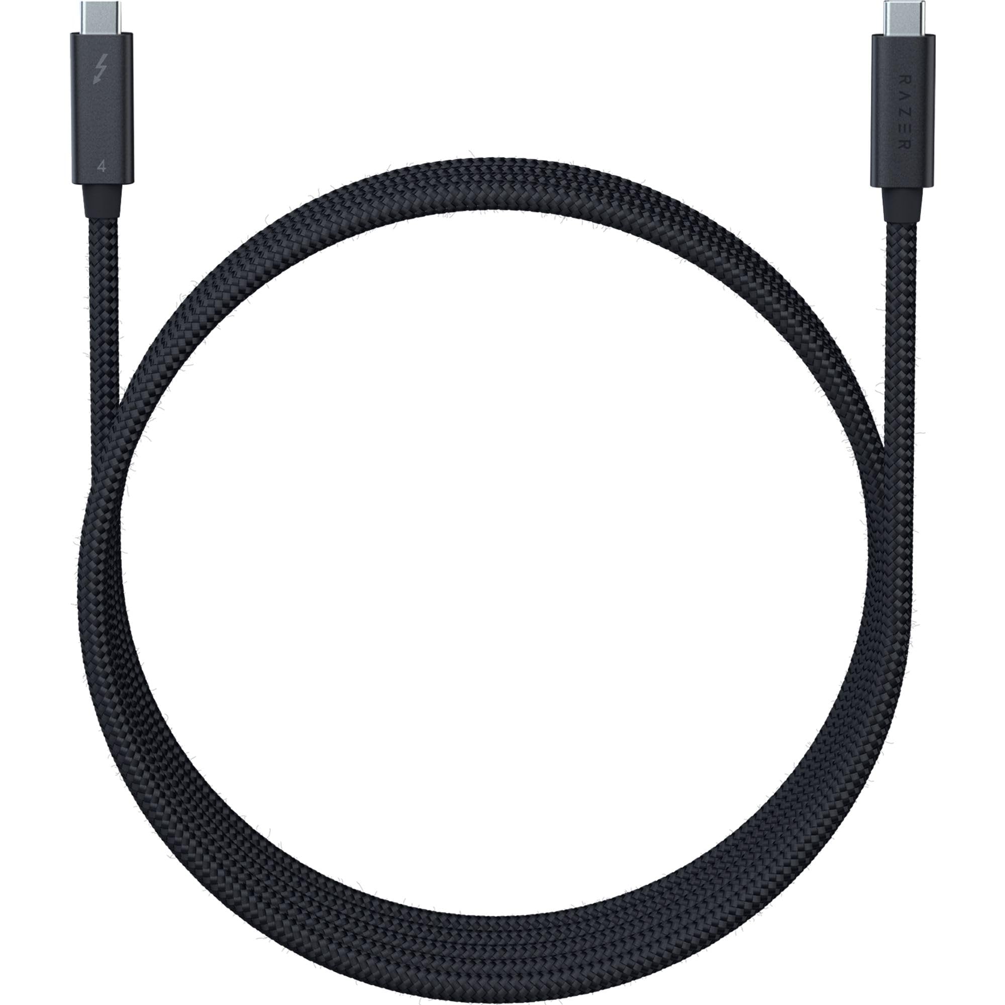 Razer Thunderbolt 4 Cable (2.0M / 6.56Ft): Up To 40 Gigabits Per Second   Up To 8K Resolutions         Up To 100W Charging   Com
