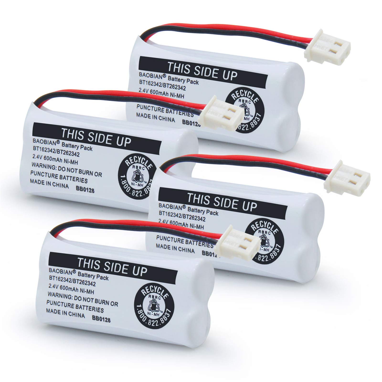 Baobian Bt162342 Bt262342 Battery Compatible With For Bt183342 Bt283342 Bt166342 Bt266342 Vtech Cs6114 Cs6419 Cs6719 At&T El5230