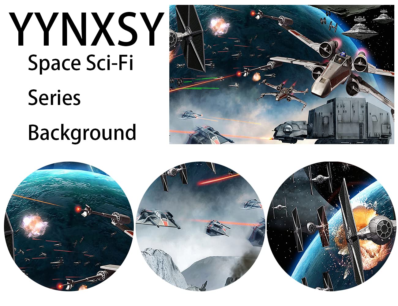 Yynxsy 7X5Ft Spaceship Interior Science Fiction Series Backdrops With Earth Background Window View Spaceship Photography Backgro