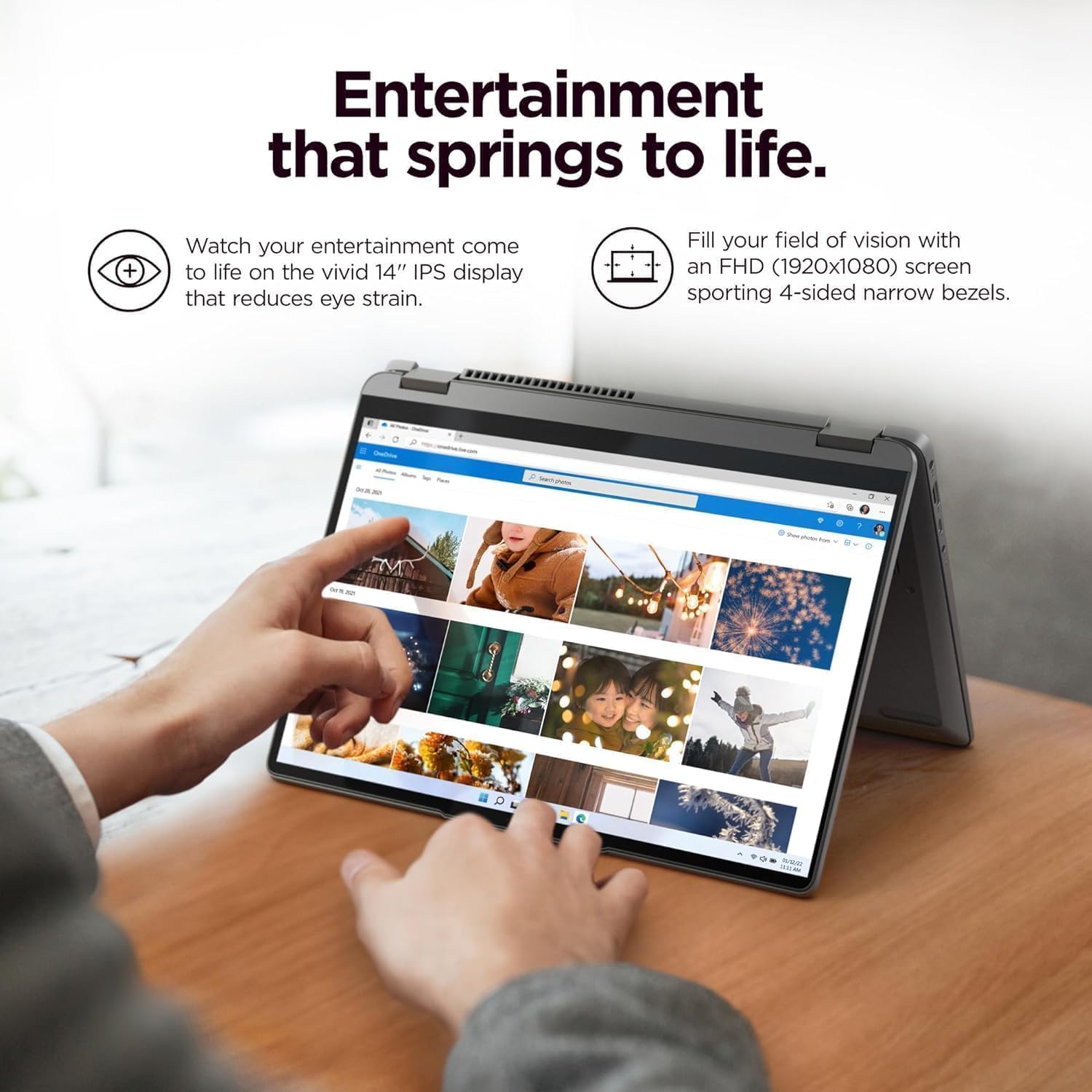 Lenovo Flex 5I 14'' Fhd Touchscreen 2 In 1 Laptop, Intel Core I5 1235U, 8Gb Memory, 512Gb Pcie Ssd, Intel Iris Xe Graphics, 512G