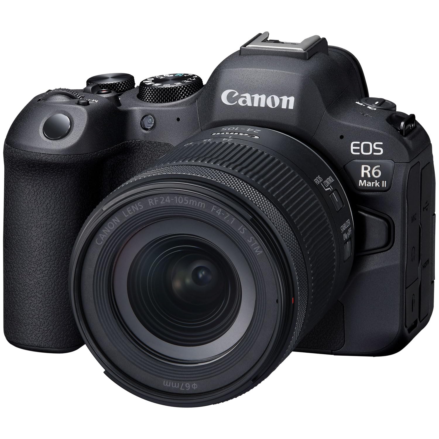 Canon Eos R6 Mark Ii Full Frame Mirrorless Camera Body With Rf 24-105Mm F4 L Is Usm Lens 5666C011 Bundle With Deco Gear Photogra