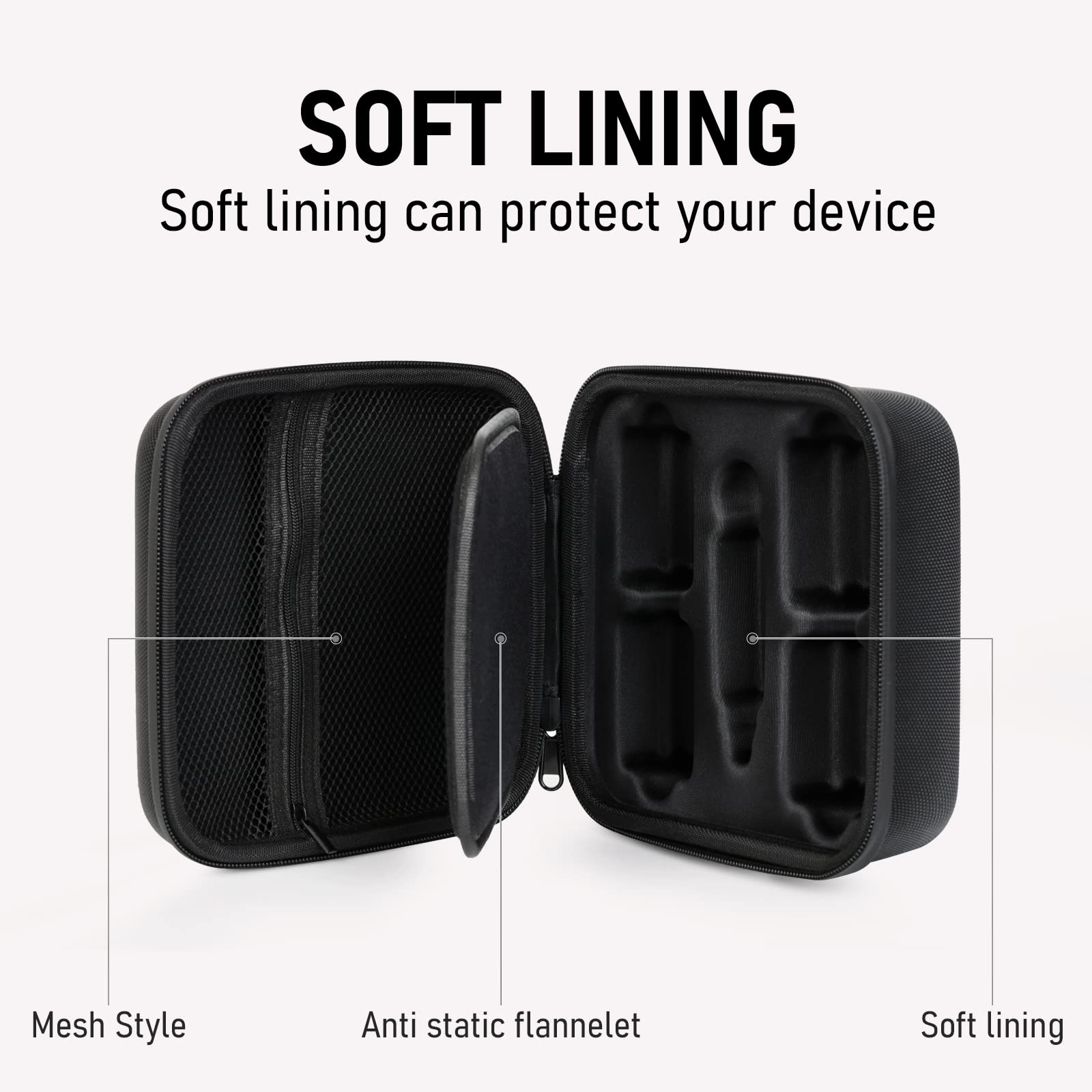 Xvive Cu4R4 Hard Case For U4R4 In-Ear Monitor Wireless System,Triple Hard Eva Shell (Cu4R4)