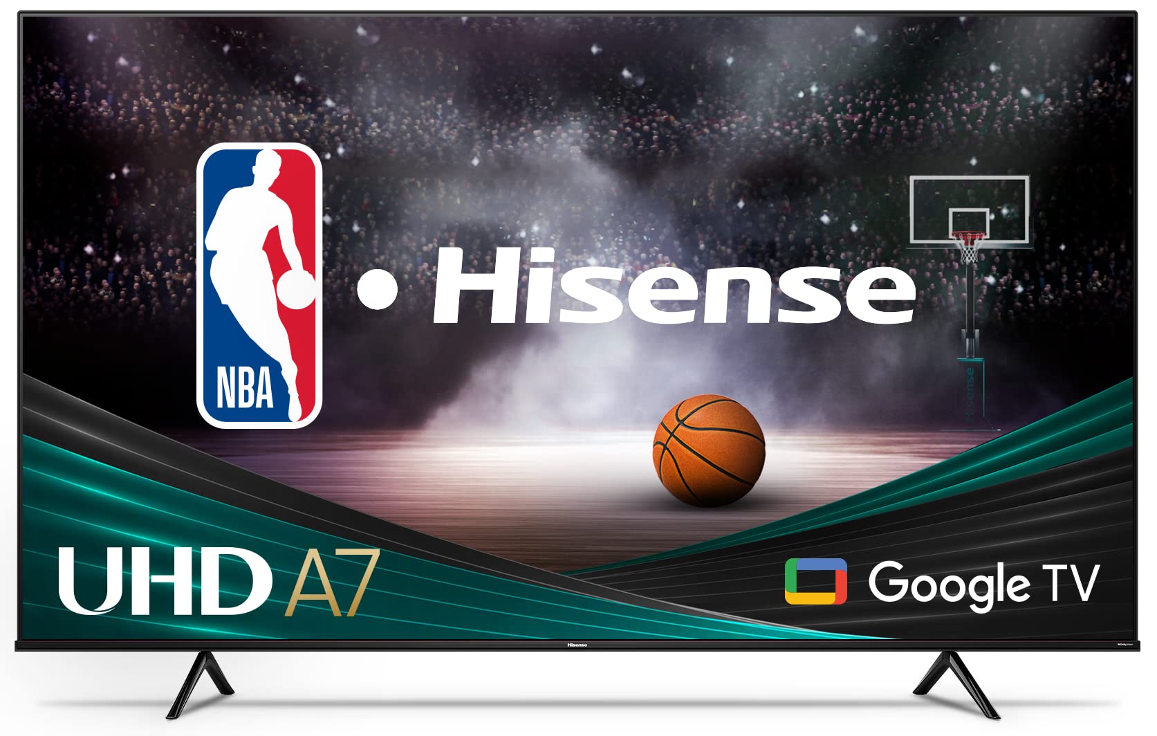 Hisense 85-Inch Class A7H Series 4K UHD Google Smart TV (85A7H) - Voice Remote, HDR10, Chromecast Built-in, Game Mode, Sports Mo
