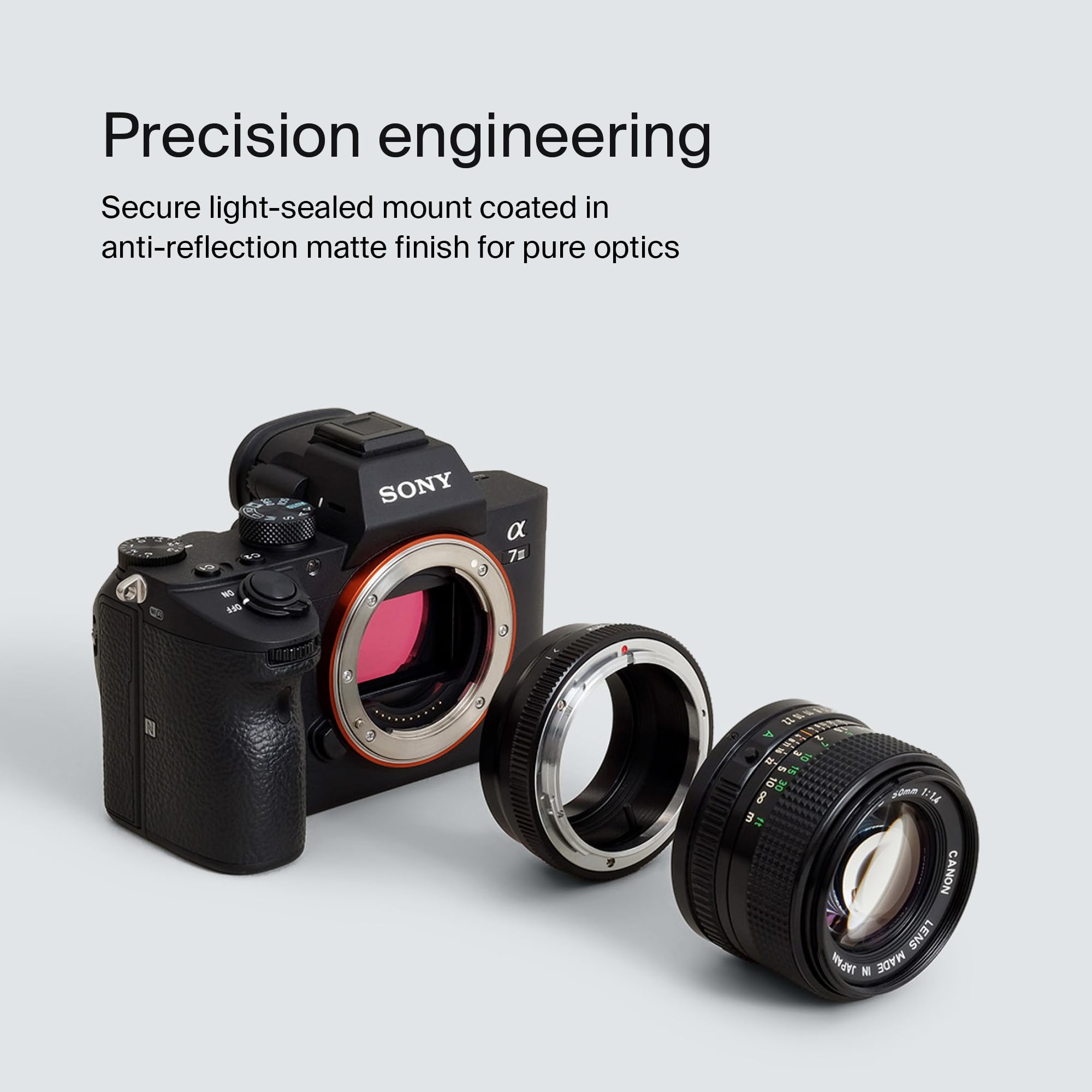 Urth Lens Mount Adapter: Compatible With Canon Fd Lens To Sony E Camera Body