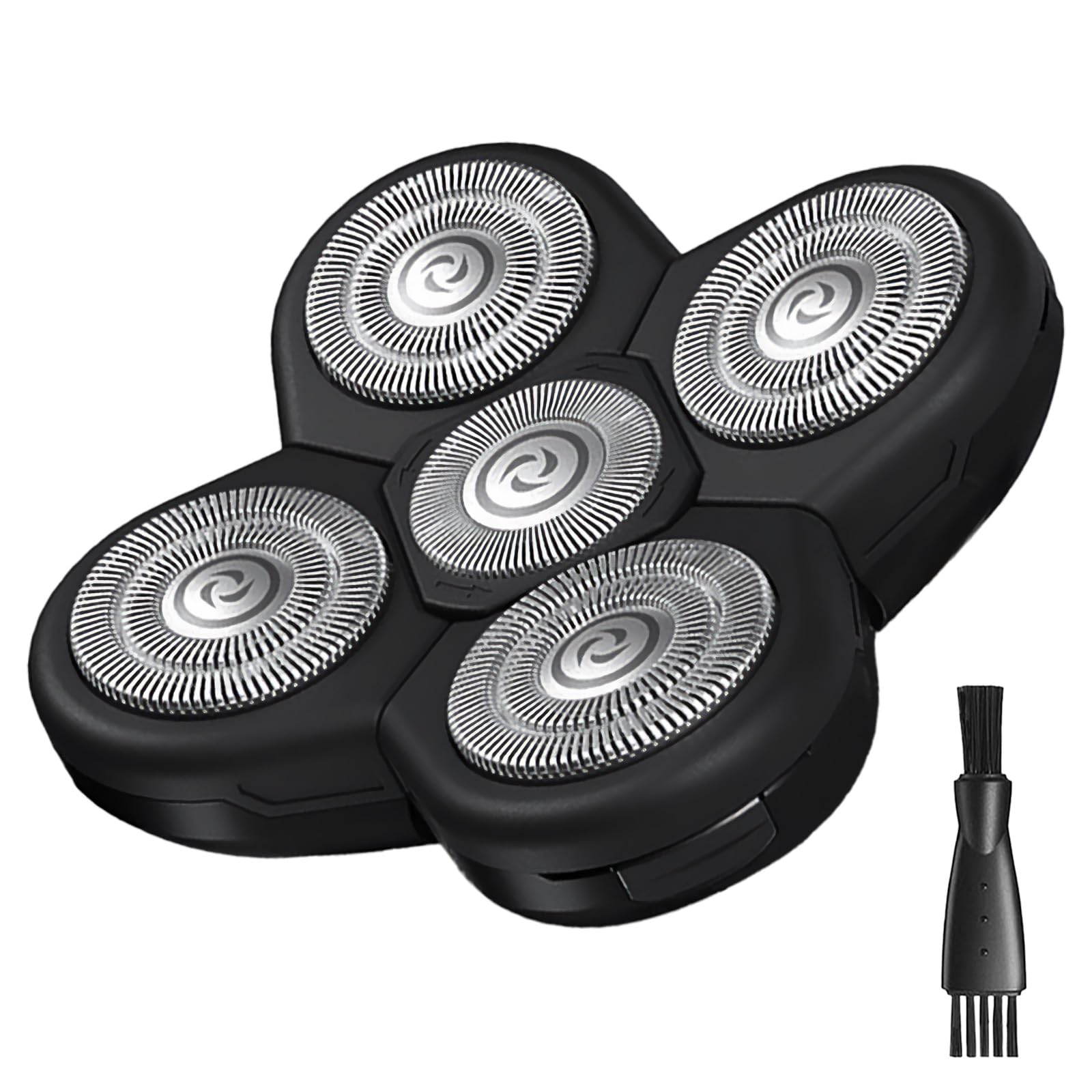 Shaver Replacement Blades For Head Shaver Kit, 5 Blades Shaver Replacement Heads For Bald Men Freedom Shaving, Face And Head Ele