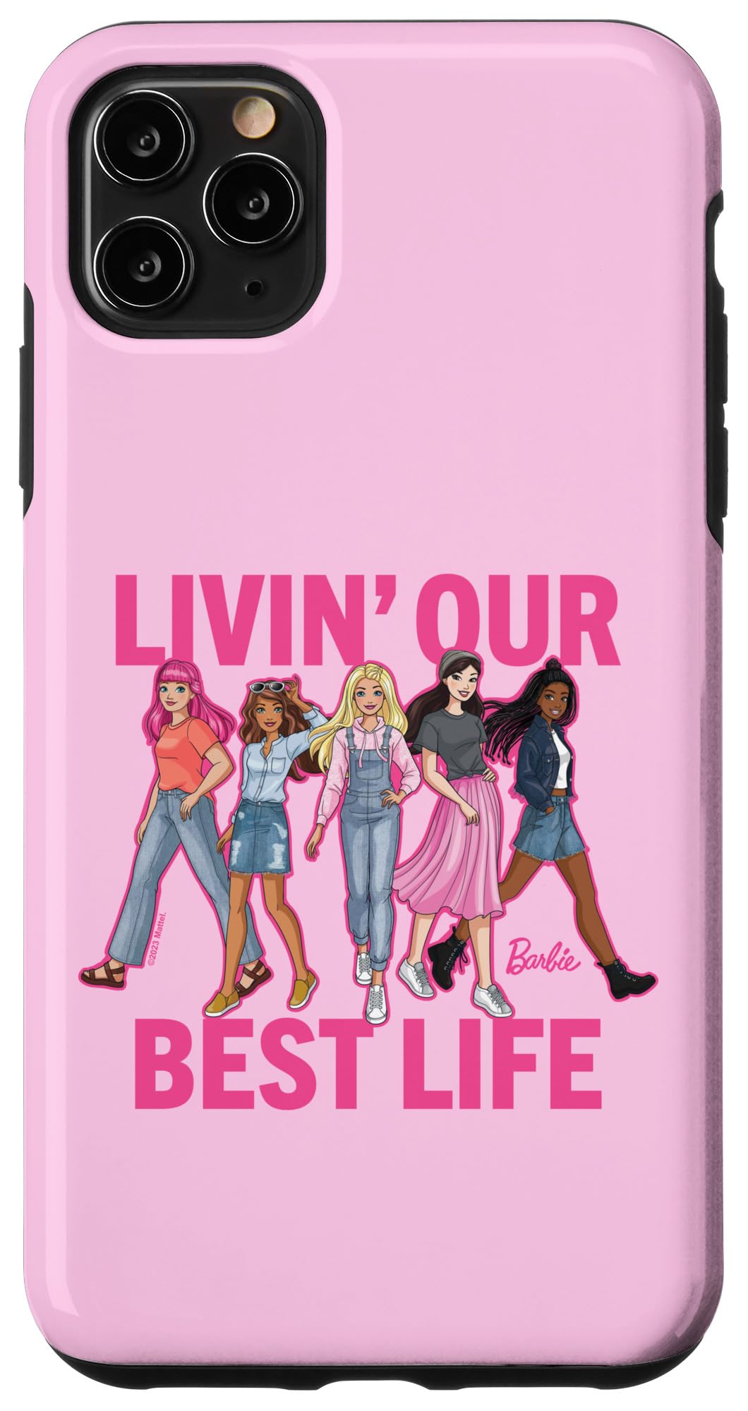 Iphone 11 Pro Max Barbie Livin ' Our Best Life Case