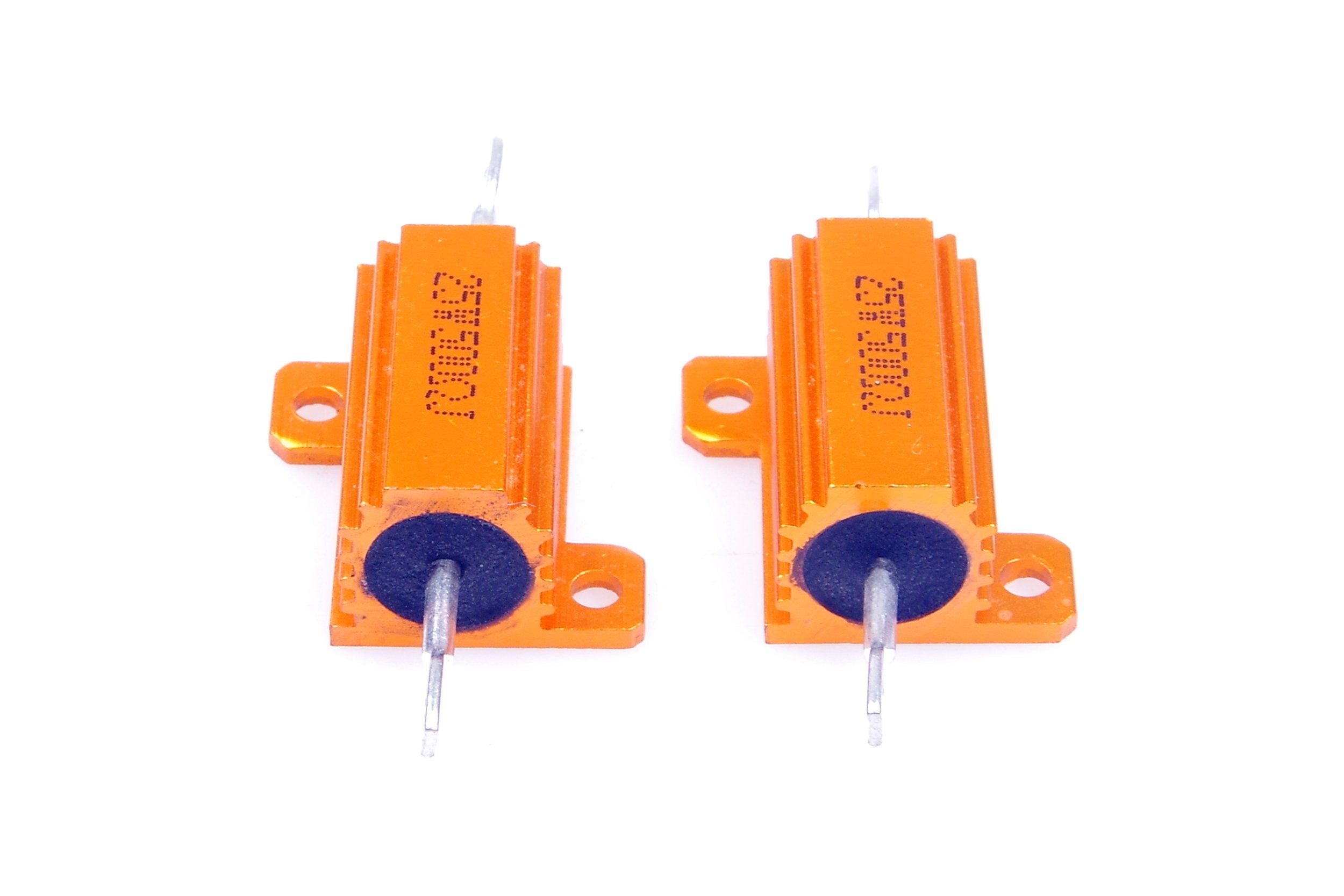 Lm Yn 25 Watt 500 Ohm 5% Wirewound Resistor Electronic Aluminium Shell Resistor Gold (Pack Of 2)