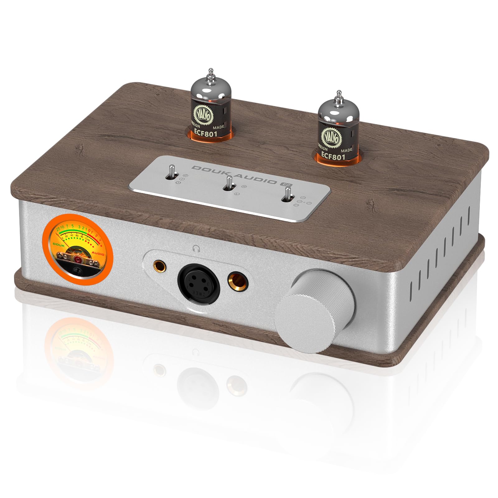 Douk Audio Tube Headphone Amp: for XLR, 4.4mm, 6.35mm HiFi Headphones, Stereo Preamplifier for Amplifiers, Speakers, Home Deskto