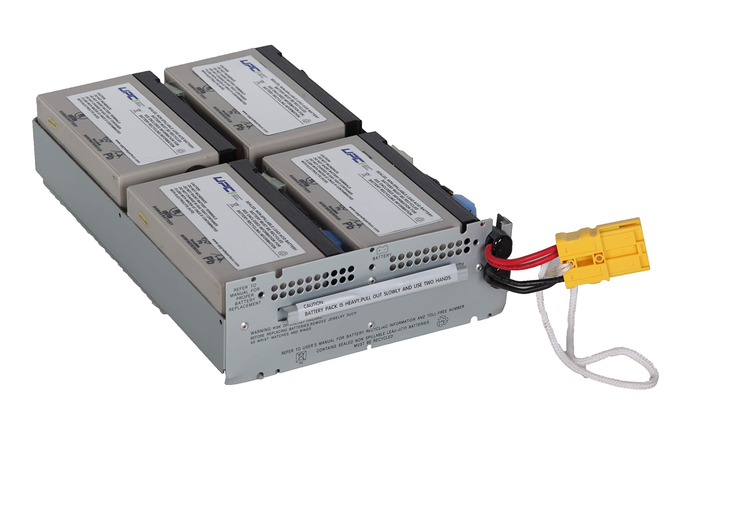 Apcrbc133 Upc Replacement Battery For Apc Ups Models: Smt1500Rm2U, Smc2000I 2U, Smt1500R2I 6W, Smt1500Rm2Uc By Upgrade Parts Com
