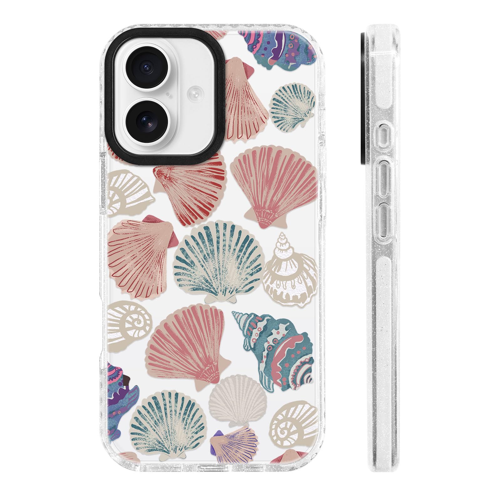 ChiCs-Flaura for iPhone 16 Plus Case [Military-Grade Drop Protection/Serene Soft TPU Protective/Camera Protection/for Women & Gi