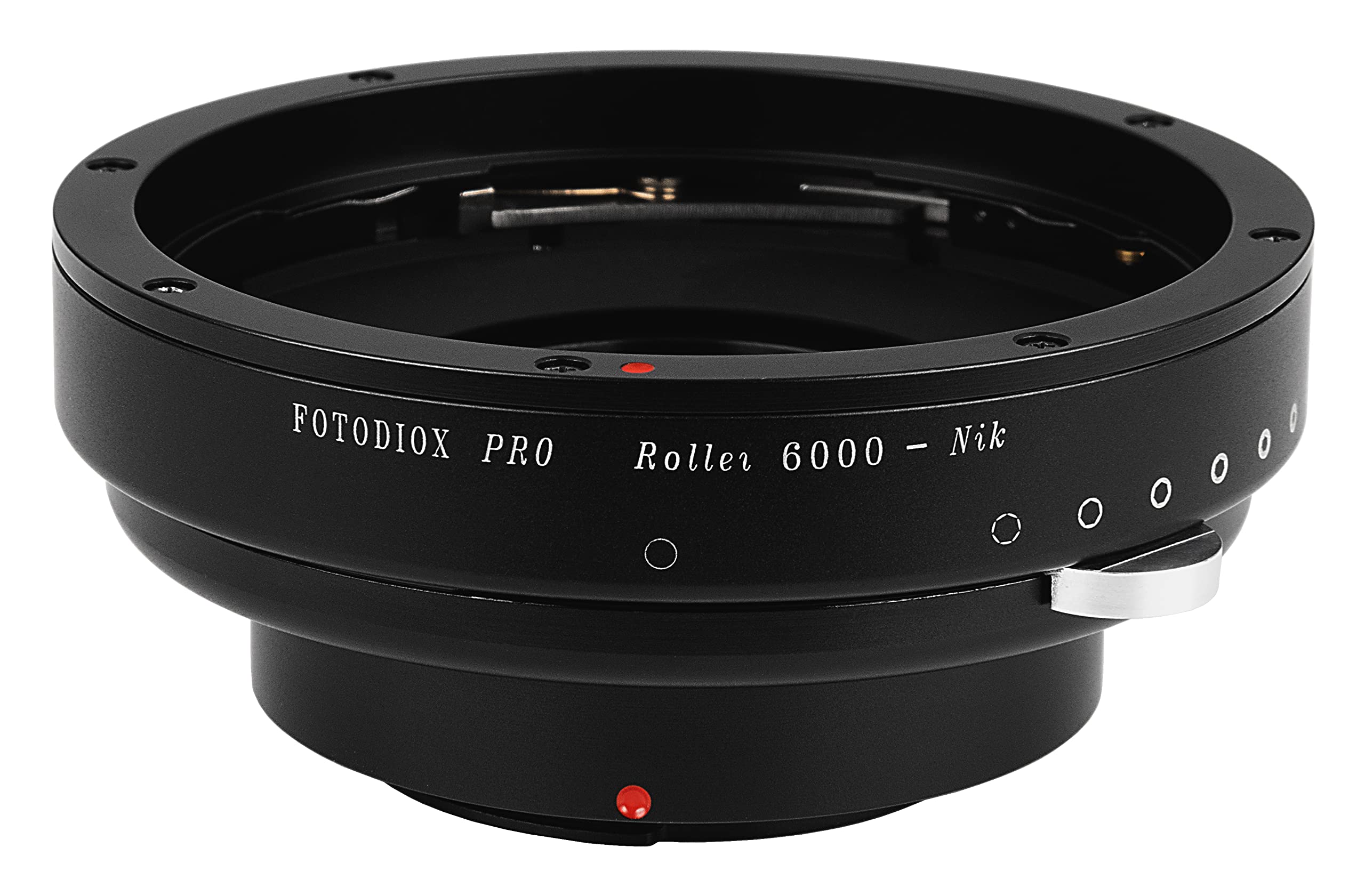 Fotodiox Pro IRIS Lens Mount Adapter - Compatible with Rollei 6000 Lenses to Nikon F-Mount Cameras
