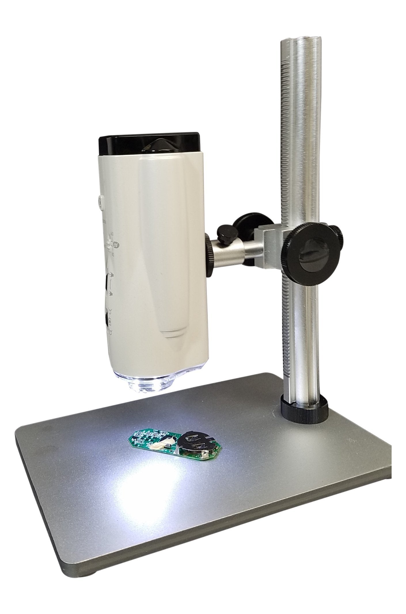 Vitiny Um05 Handheld Usb Digital Autofocus Microscope With Steel Stand (Up To 320X On 22'' Monitor) And Measurement Functions