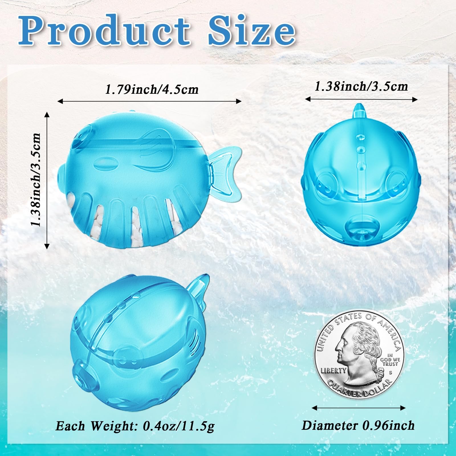 Fitorch Humidifier Cleaner, Humidifier Cleaning Fish For Humidifiers & Fish Tanks, Purifies Water, Prevents Hard Water Build Up,