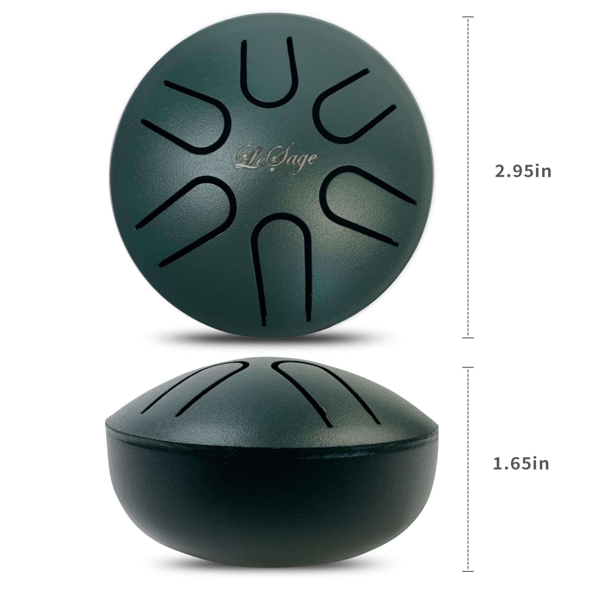 Lesage Rain Drum For Outside Chakra Mini Steel Tongue Drum 3 Inch Sound Healing Zen Meditation Instrument 6 Note Chakra Drum For