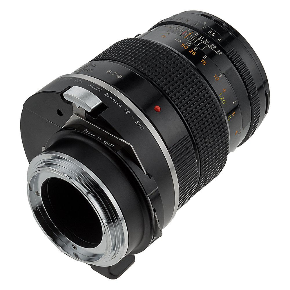 Fotodiox Pro Lens Mount Shift Adapter - Bronica Sq Mount Lens To Canon Eos (Ef, Ef-S) Mount Slr Camera Body