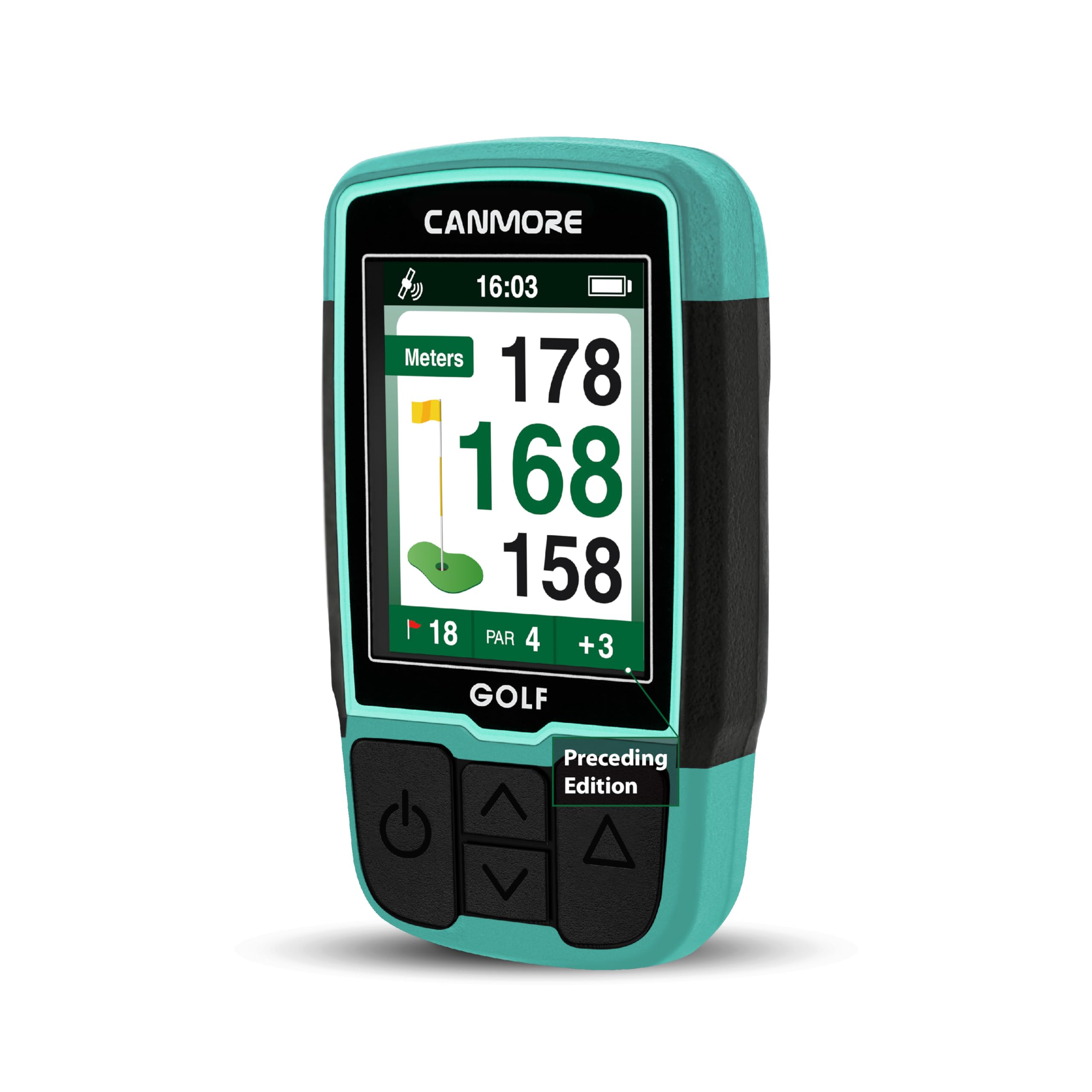 Canmore Preceding Hg200 Handheld Gps Golf Device (Turquoise_Preceding)