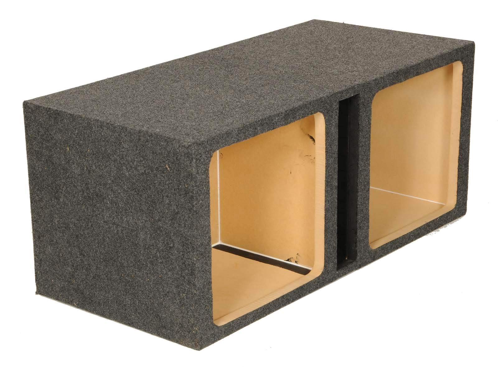 Q Power Hd215 15 Dual Heavy Duty Vented Square Subwoofer Sub Enclosure Box