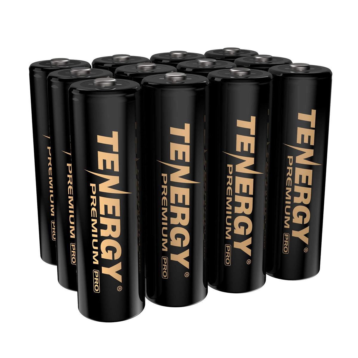 Tenergy Premium Pro Rechargeable Aa Batteries, High Capacity 2800Mah Nimh Aa Battery, 12 Pack Rechargeable Batteries