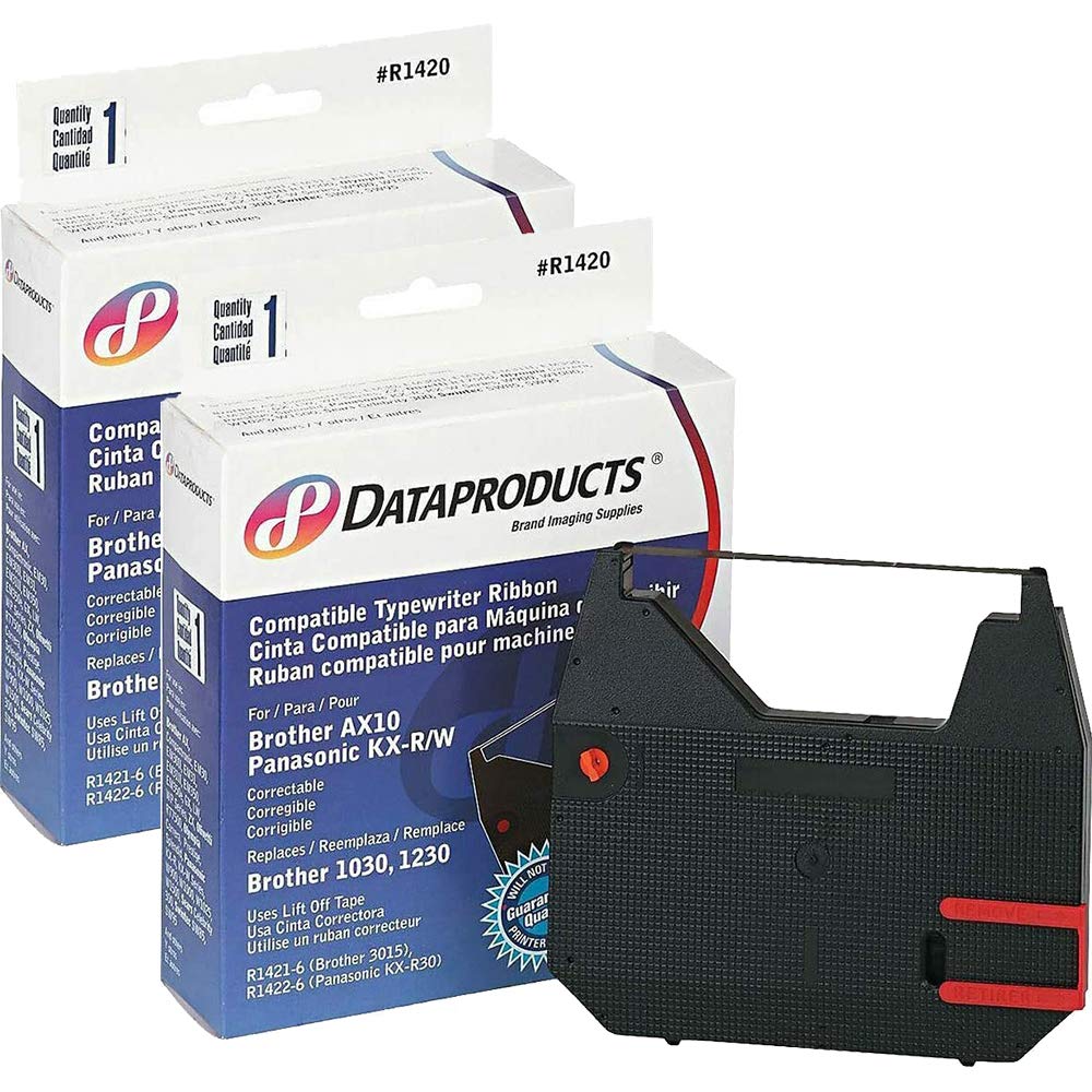Dataproducts : R1420 Typewriter Ribbon, Black  :  Sold As 2 Packs Of   1   /   Total Of 2 Each