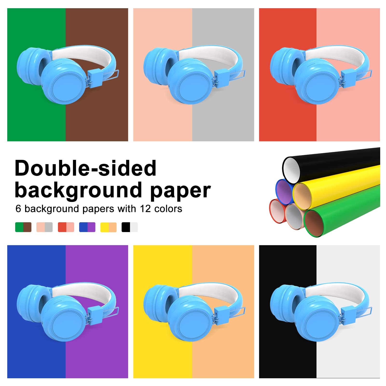 Puluz Photo Light Box, 16'' X 16'' Professional Foldable Portable Studio Photography, Tri Color Dimmable Light Shooting Tent Box