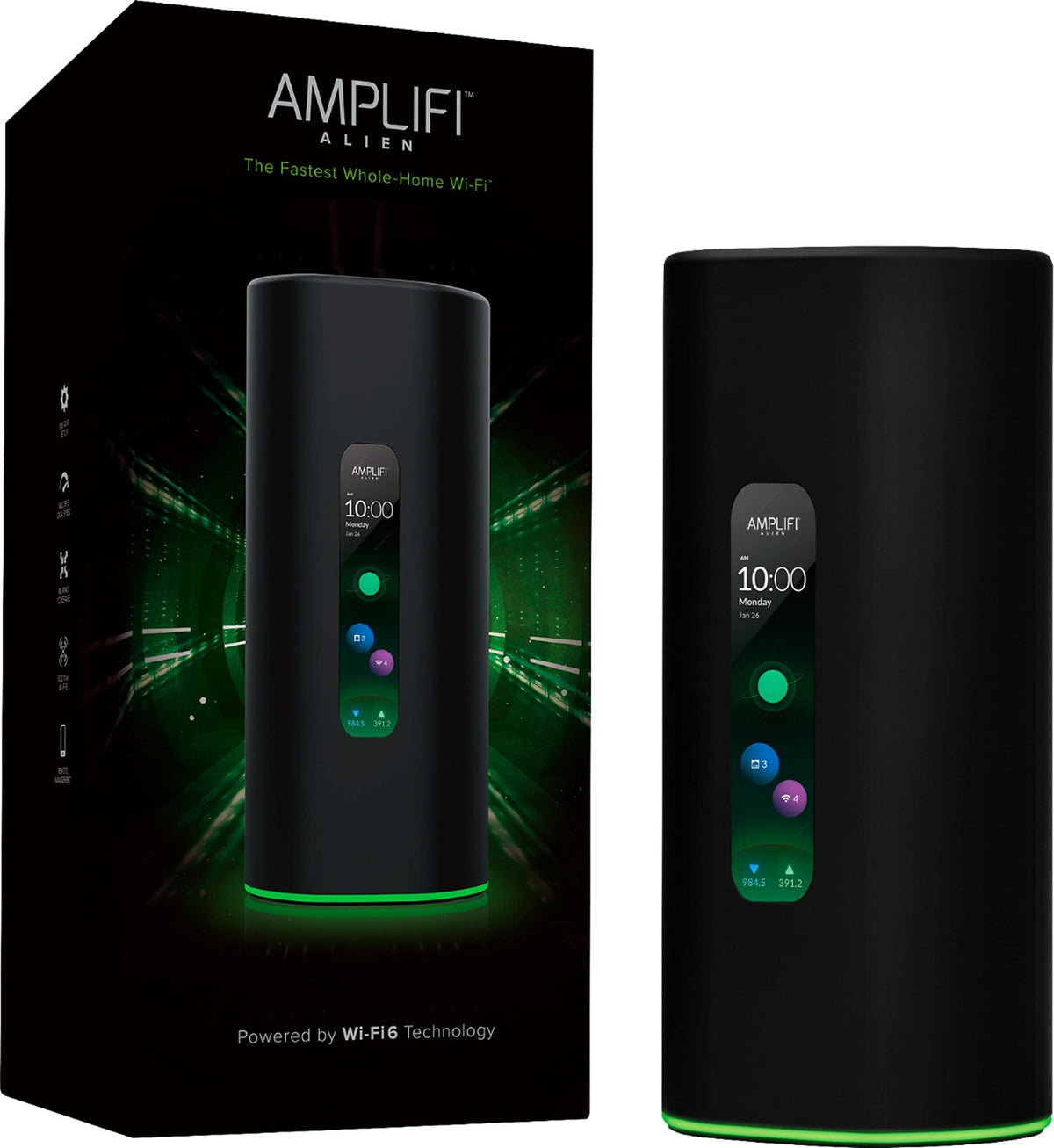 Amplifi Ubiquiti Alien Tri-Band Wifi 6 Scalable Mesh System Router Wifi 6 Ax Gaming Mesh Networking System