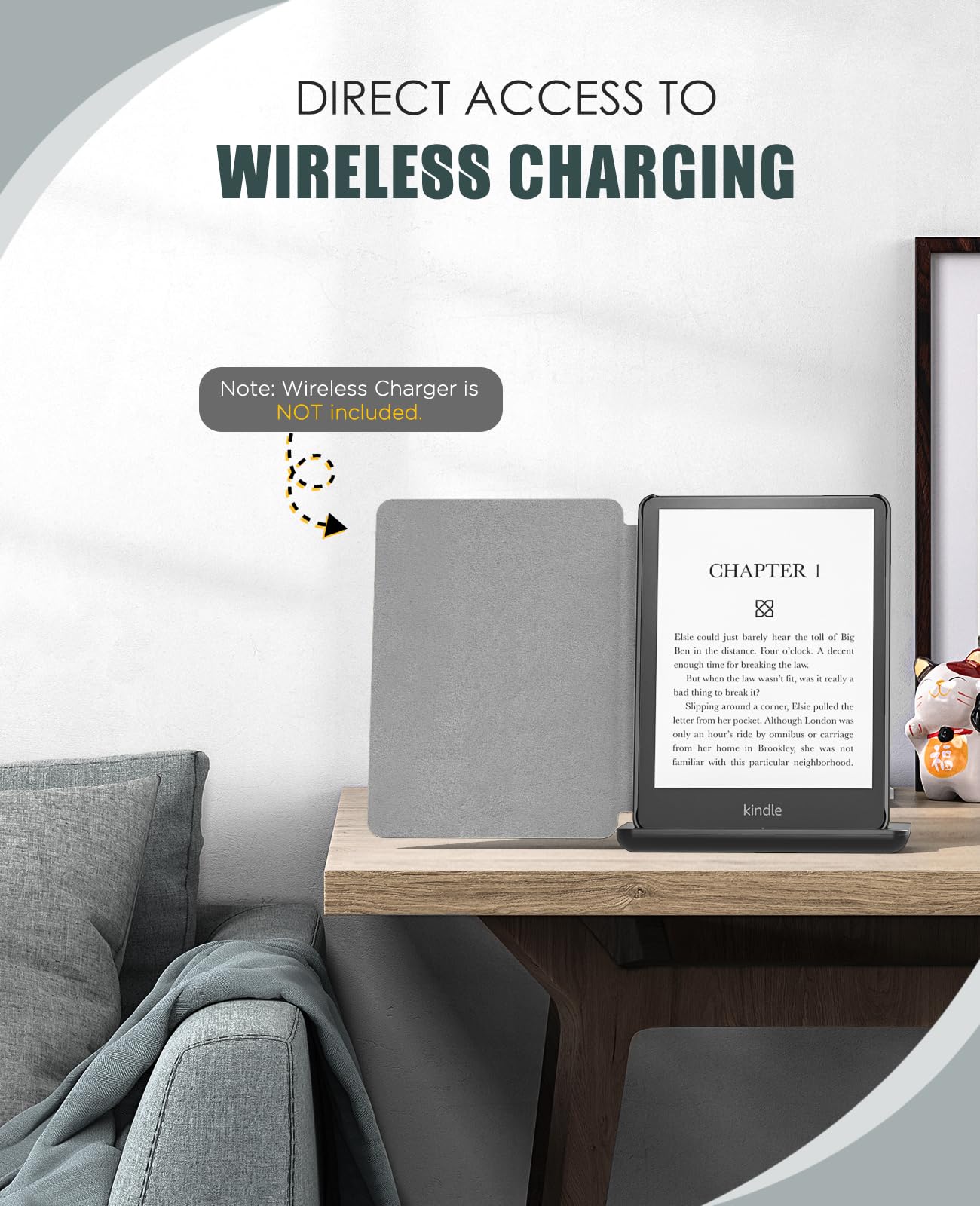 Moko Case Fits 6.8'' Kindle Paperwhite (11Th Generation 2021) And Kindle Paperwhite Signature Edition, Lightweight Shell Cover W