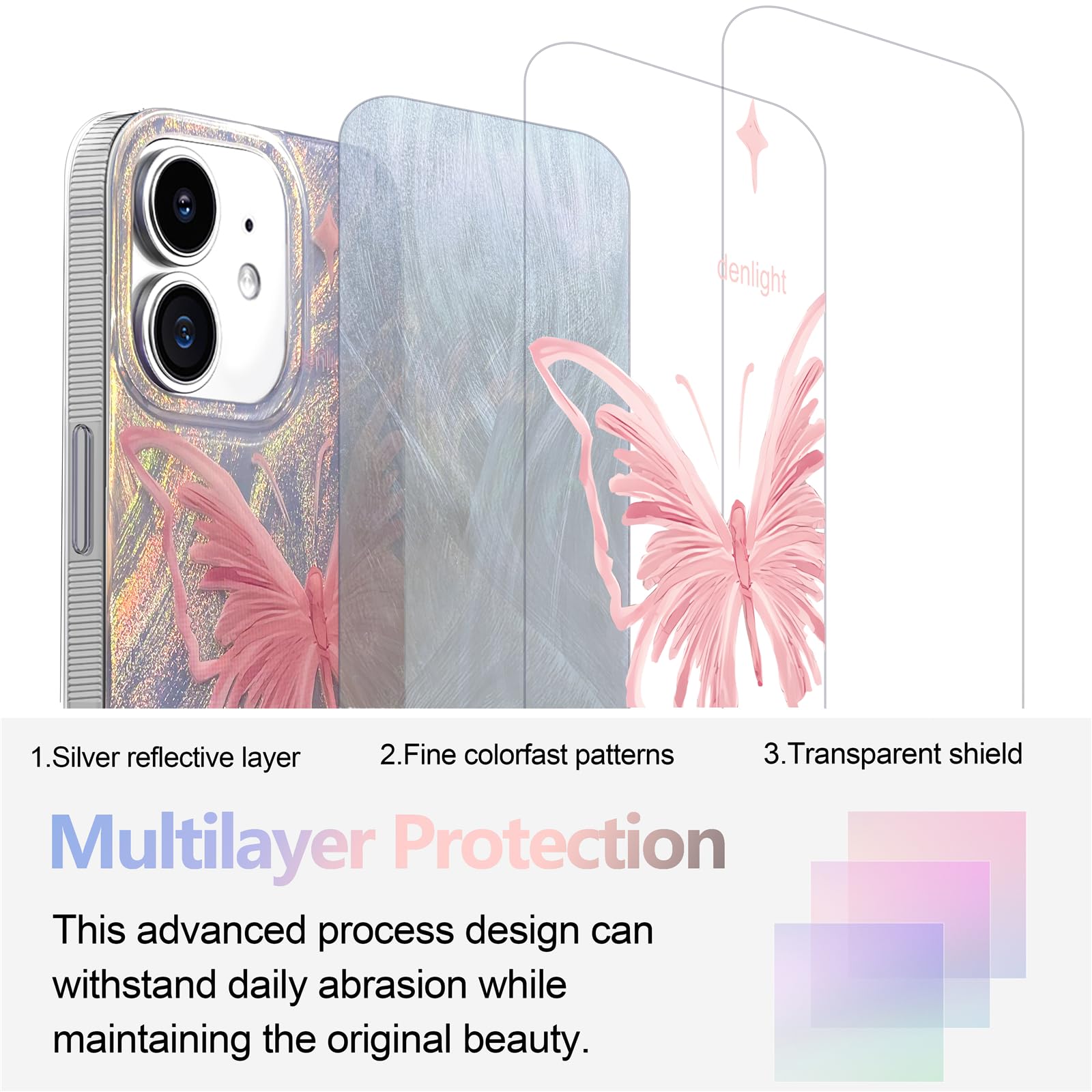I Mgae In Ar Designed For Iphone 12 Case, Designed For Iphone 12 Pro Case,Cute Trendy Soft Slim Tpu Shockproof Protective Pale P