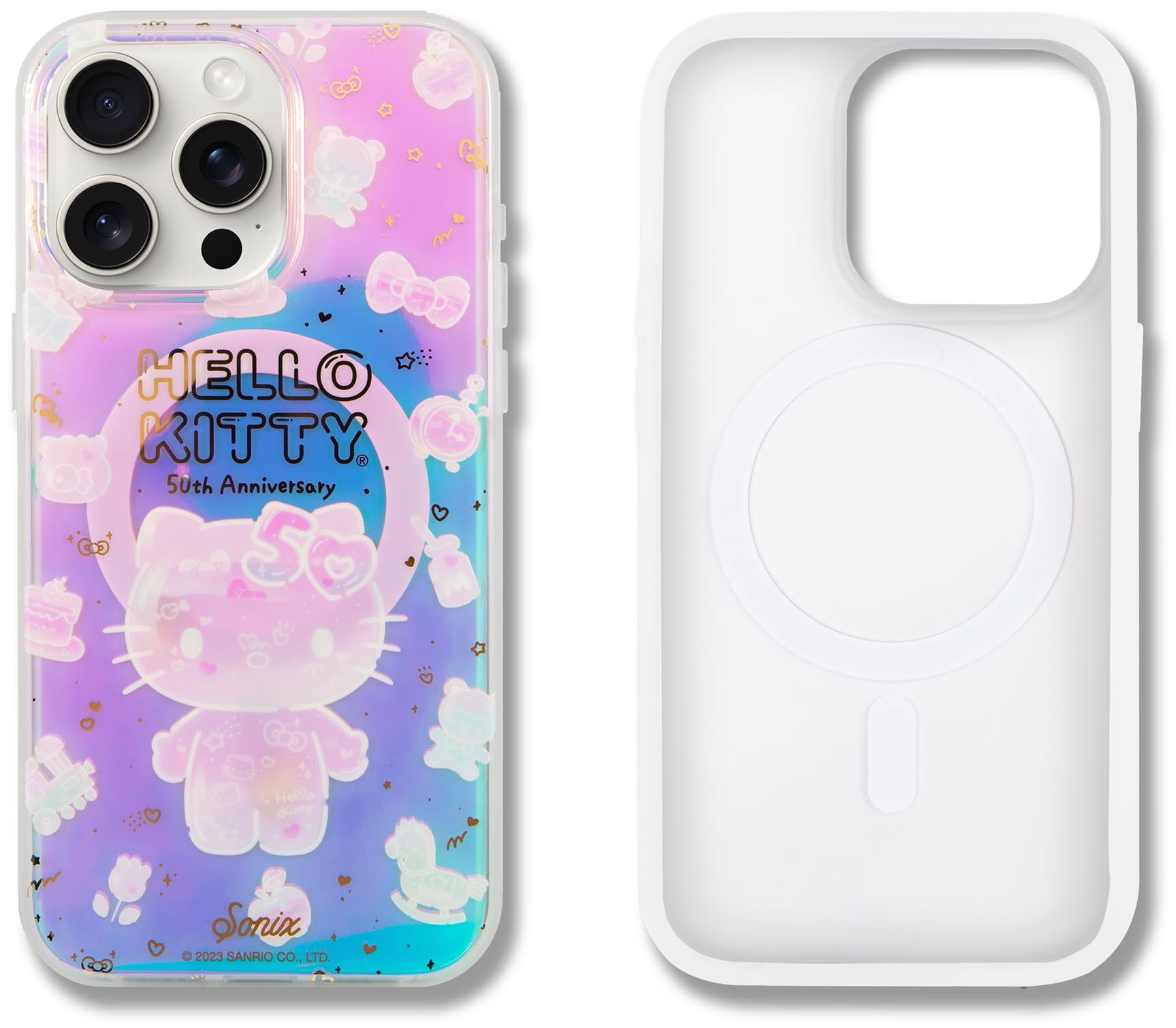 Sonix X Sanrio Case For Iphone 15 Pro Max | Compatible With Magsafe | 10Ft Drop Tested | Hello Kitty 50Th Anniversary
