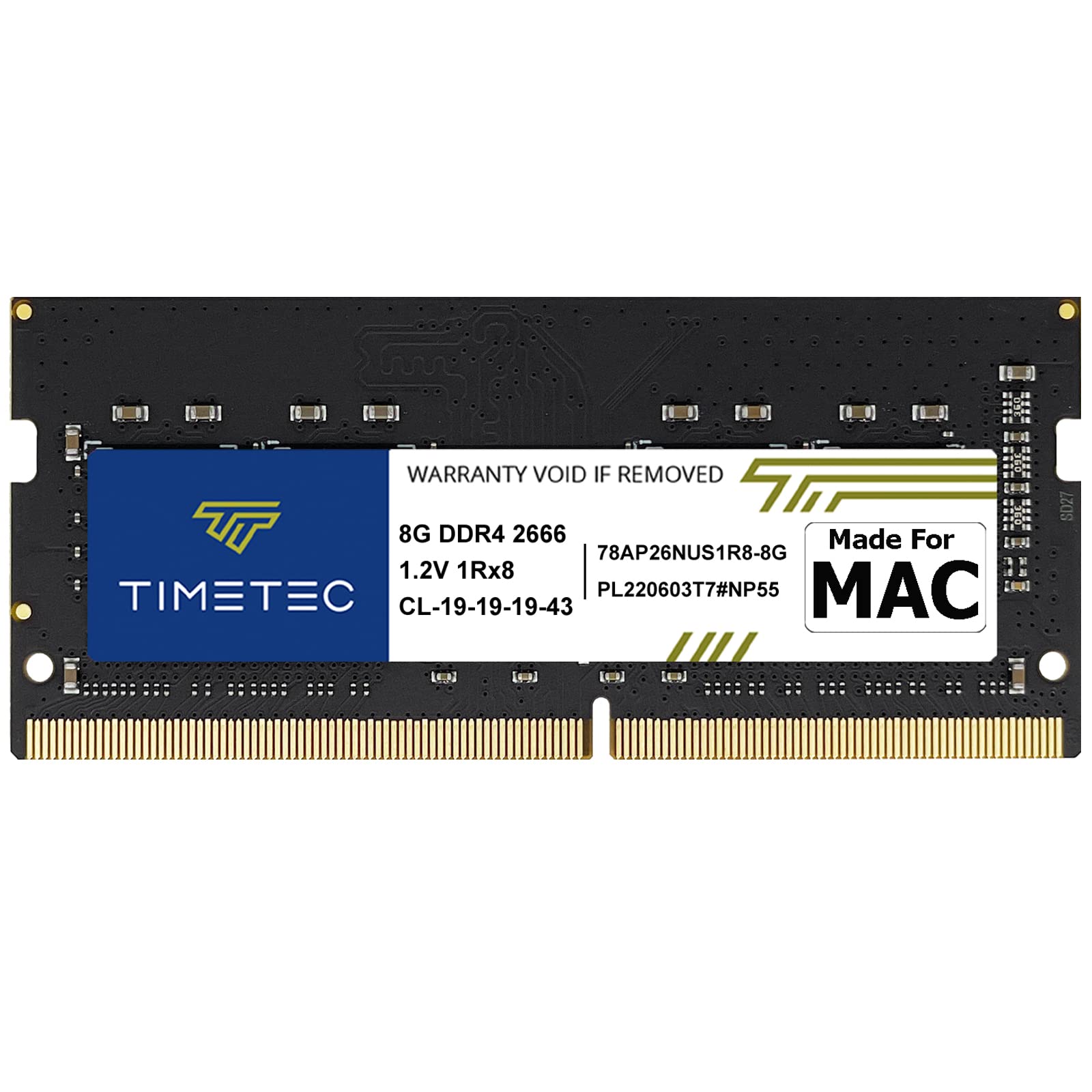 Timetec 8Gb Compatible For Apple Ddr4 2666Mhz For Mid 2020 Imac (20,1/20,2) / Mid 2019 Imac (19,1) 27 Inch W/Retina 5K Display,