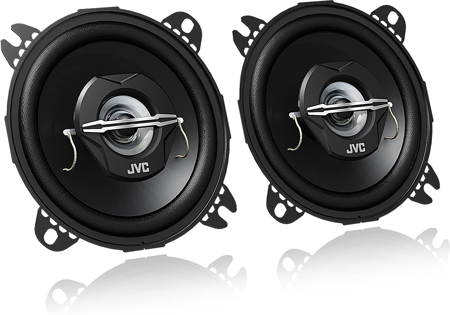 Jvc Cs J420X 4 Inch 210 Watts 2 Way Coaxial Car Stereo Speakers (Pair)