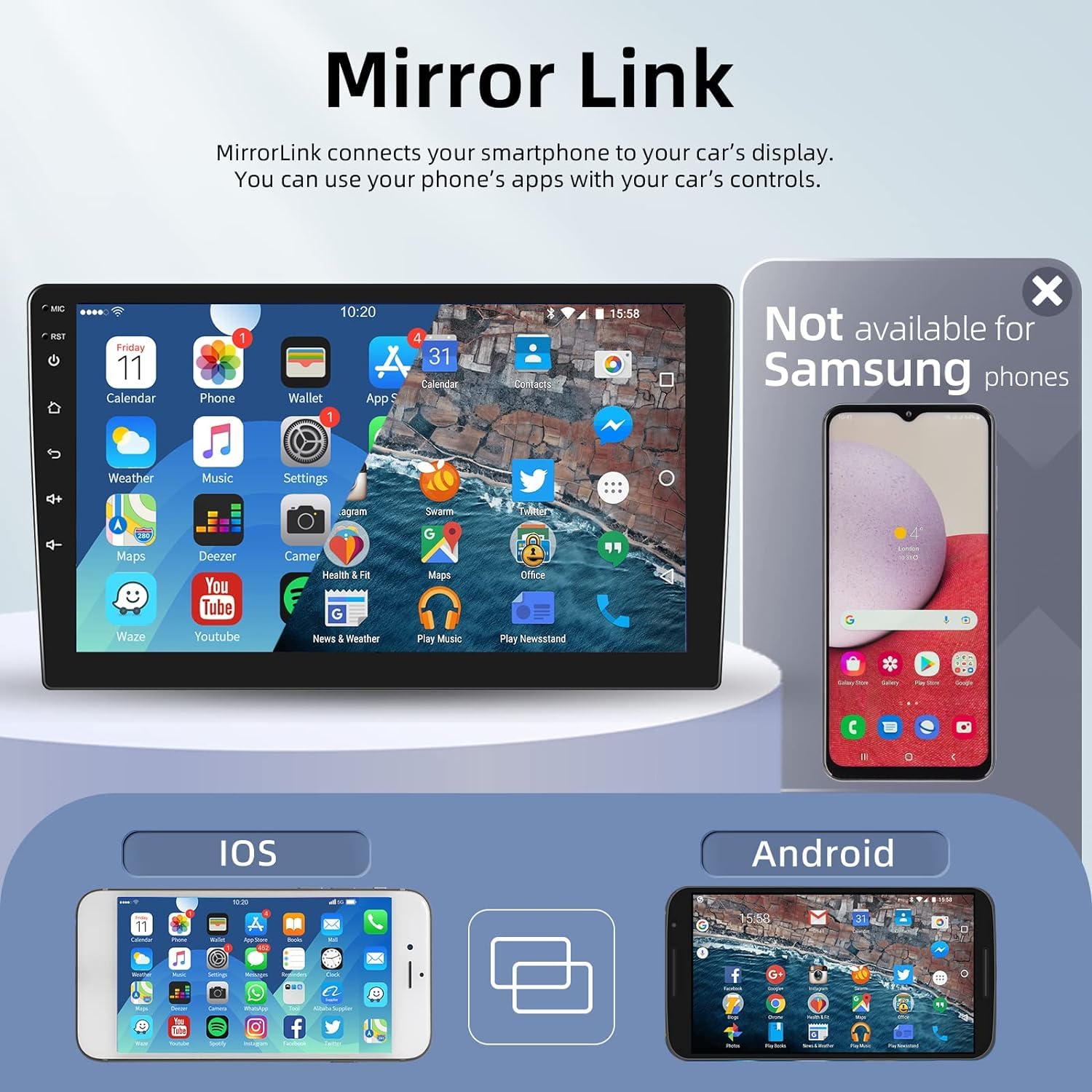 Podofo Car Stereo Radio For Nissan Altima 2008 2009 2010 2011 2012, 9 Inch Hd Ips Touch Screen Bluetooth Car Radio With Gps Navigation Wifi Fm Android/Ios Mirror Link Backup Camera (For Manual A/C)