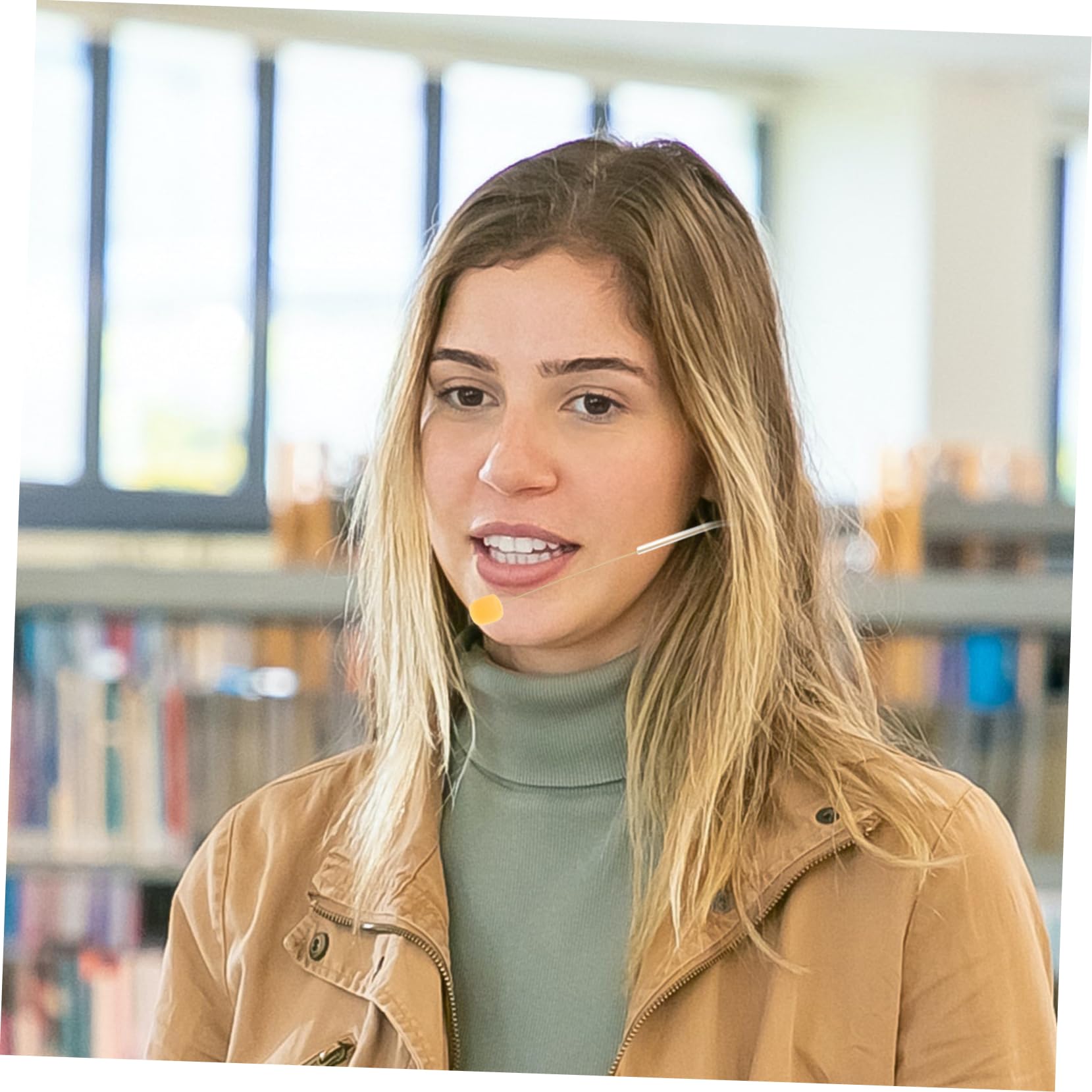 Vaguelly Single Ear Earset Headworn Over Ear Hanging Headset Microphone Mini Xlr 3 Pin Plug Earhook Microphone