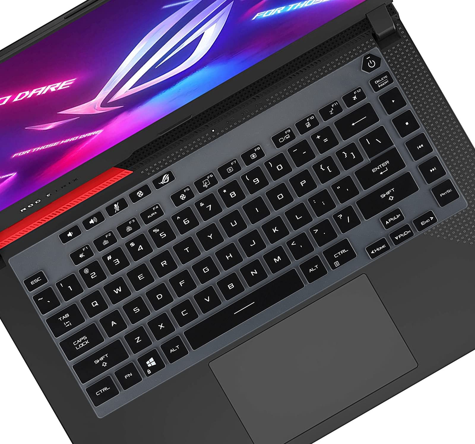 Keyboard Cover Skin For 2021 New Asus Rog Strix G15 Gaming Laptop G513Qr G513Qr Es96, 15.6'' Asus Rog Strix G15 G513 G533 G533Zx